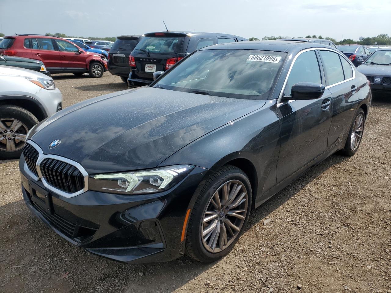 2024 Bmw 330xi Black vin: 3MW89FF00R8E66658