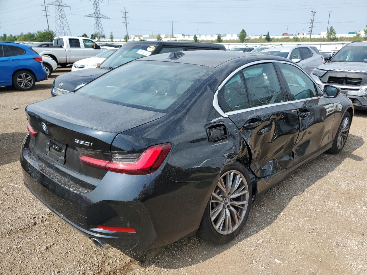 2024 Bmw 330xi Black vin: 3MW89FF00R8E66658