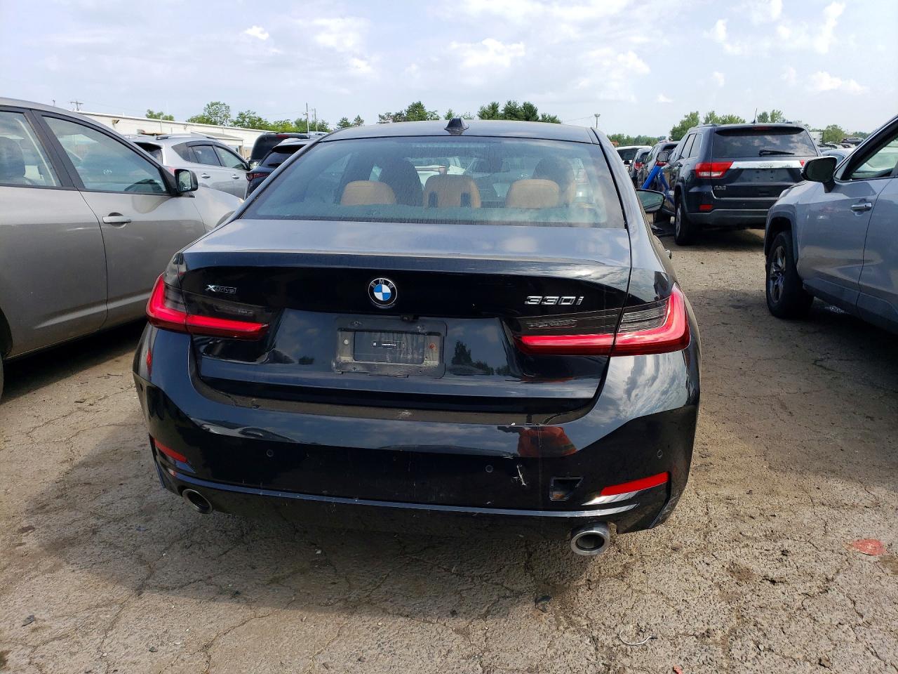 2023 Bmw 330xi Black vin: 3MW89FF08P8D45454