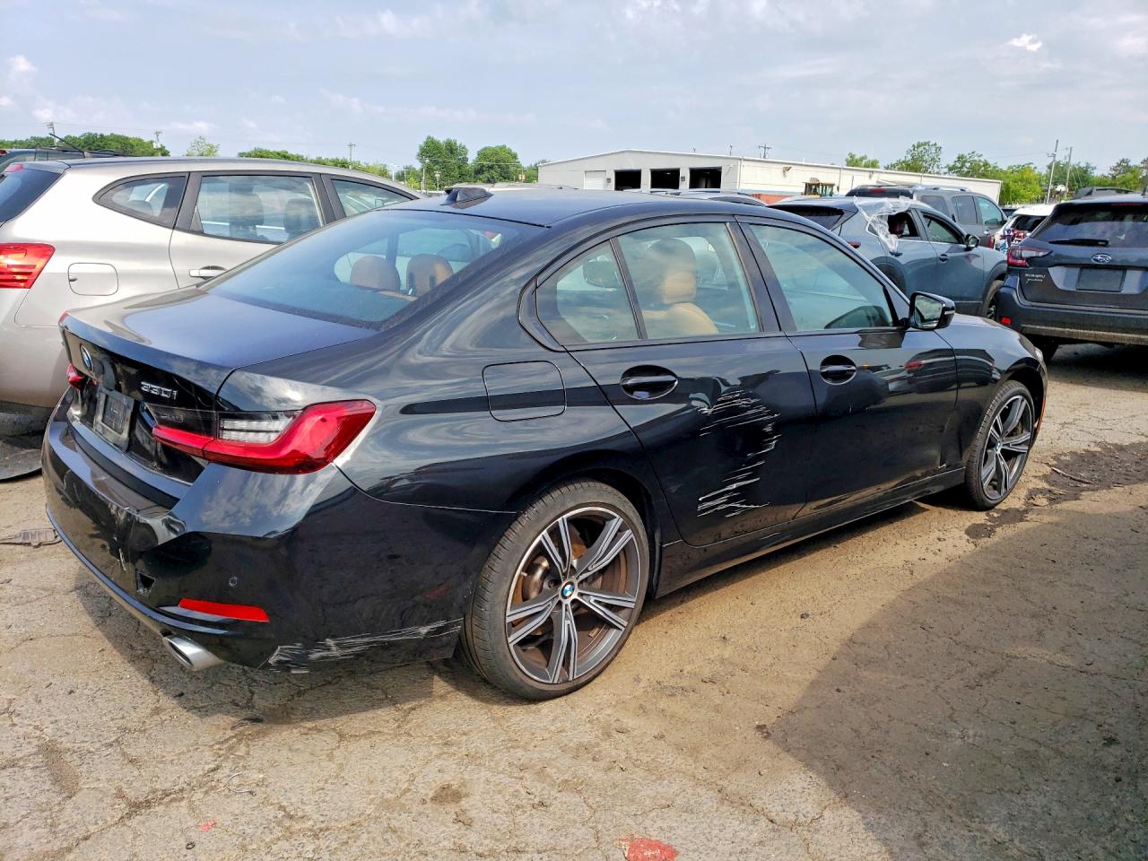 2023 Bmw 330xi Black vin: 3MW89FF08P8D45454