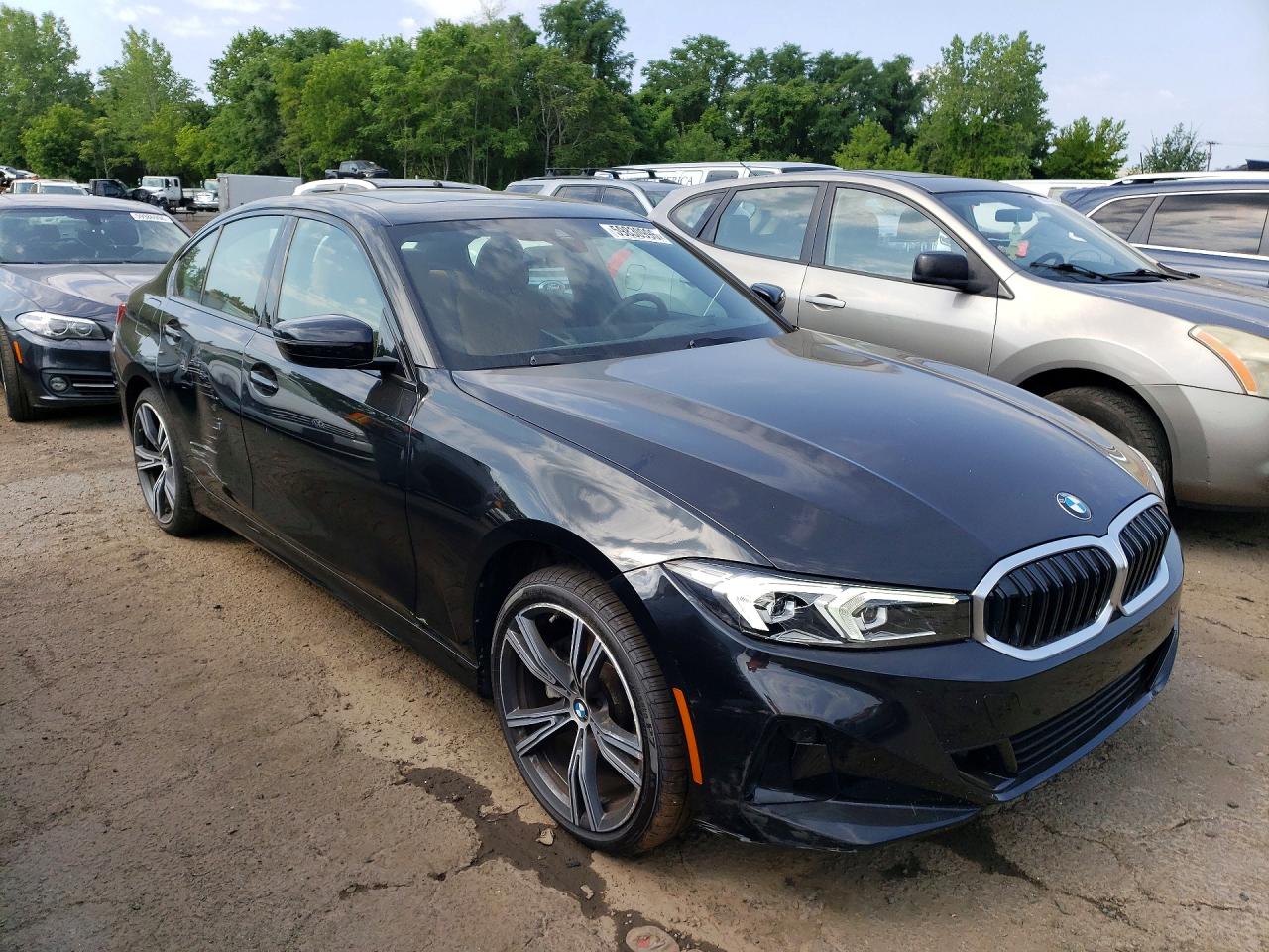 2023 Bmw 330xi Black vin: 3MW89FF08P8D45454
