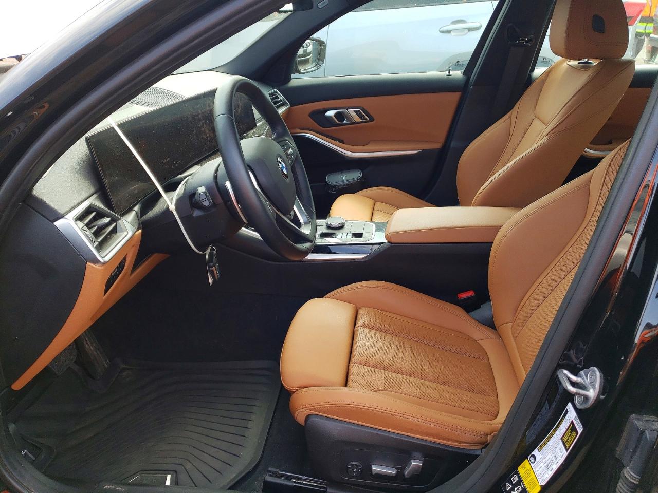 2023 Bmw 330xi Black vin: 3MW89FF08P8D45454