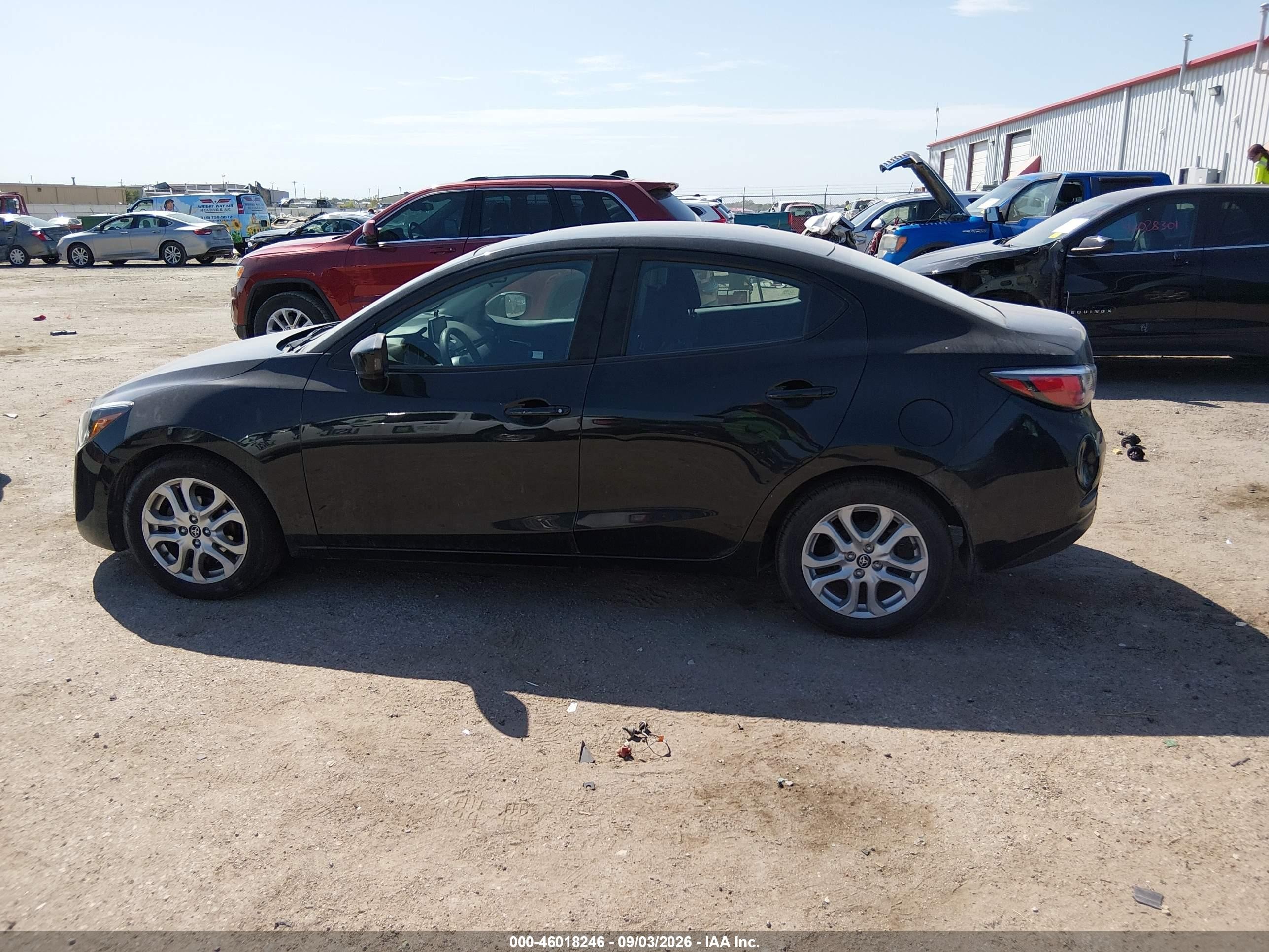 2017 Toyota Yaris Ia   Black vin: 3MYDLBYV0HY156689