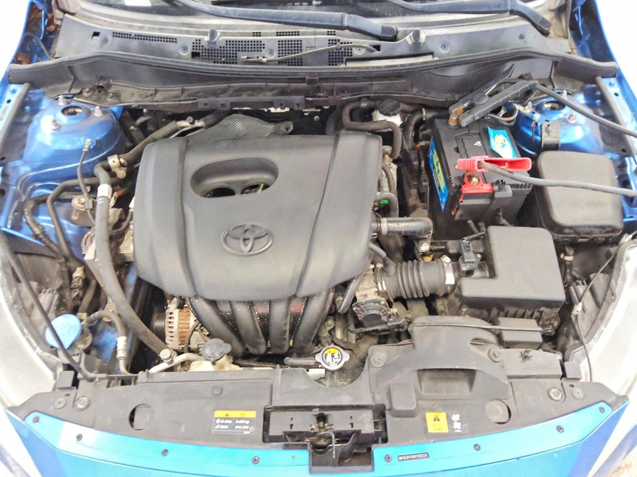 2017 Toyota Yaris Ia Base Blue vin: 3MYDLBYV0HY196254