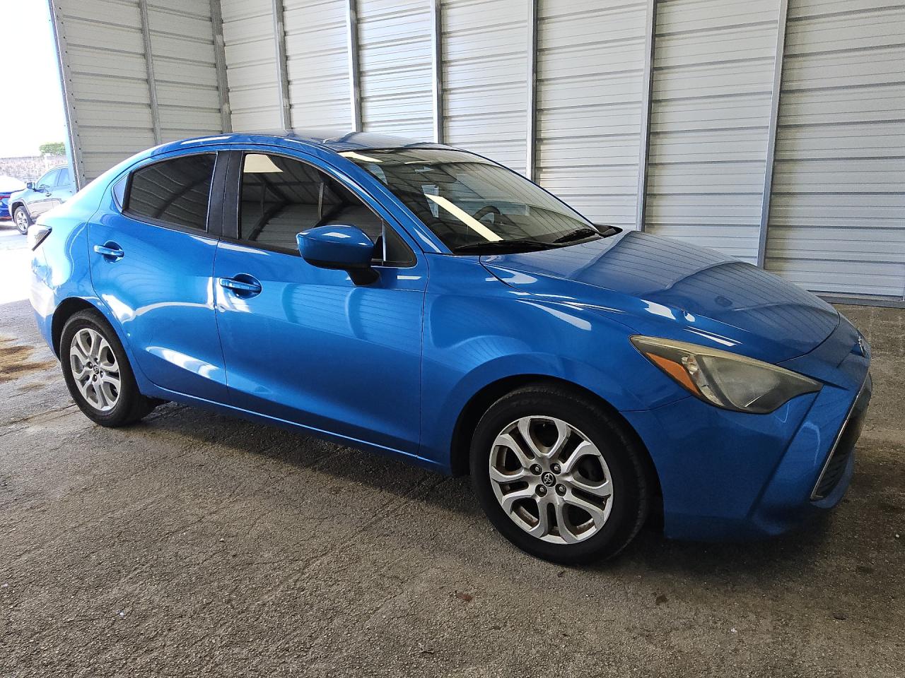 2017 Toyota Yaris Ia Base Blue vin: 3MYDLBYV0HY196254 Damage: Right Front Tire, Worn, Replacement Required