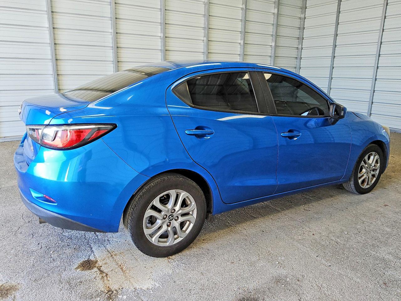 2017 Toyota Yaris Ia Base Blue vin: 3MYDLBYV0HY196254