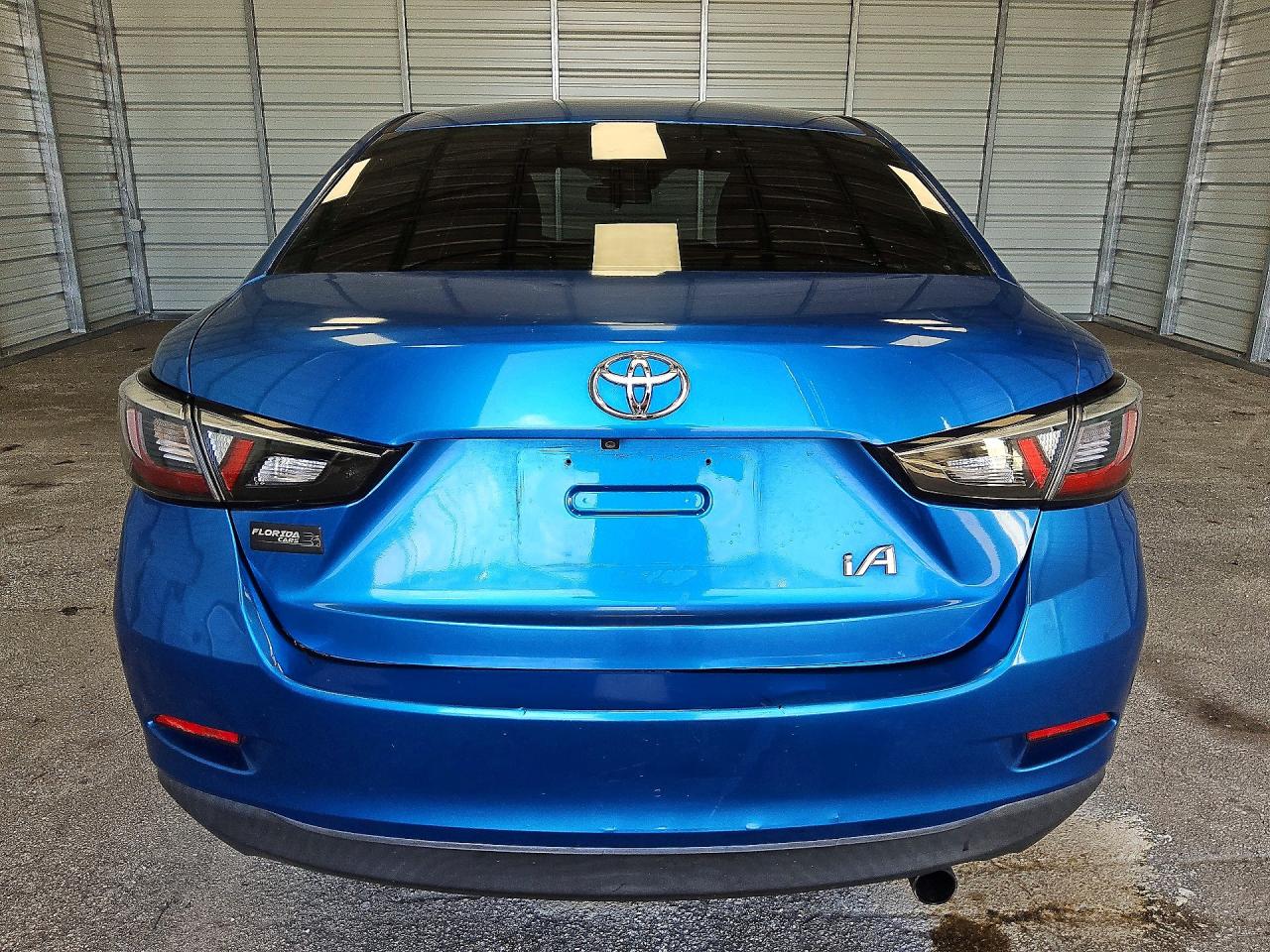 2017 Toyota Yaris Ia Base Blue vin: 3MYDLBYV0HY196254