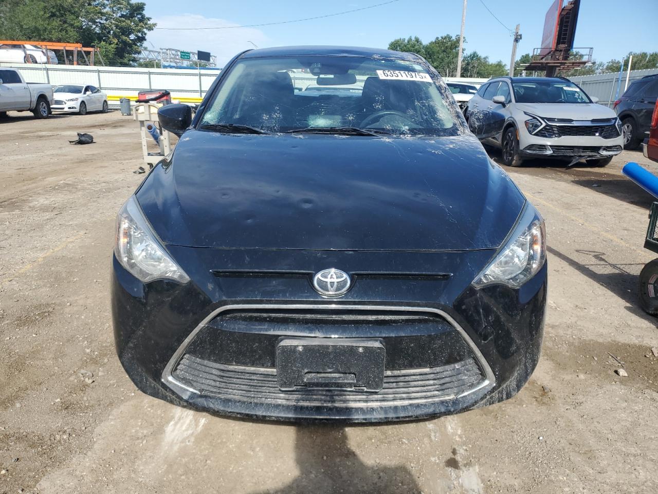 2018 Toyota Yaris Ia Black vin: 3MYDLBYV1JY319520