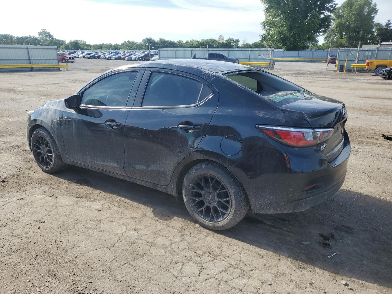 2018 Toyota Yaris Ia Black vin: 3MYDLBYV1JY319520