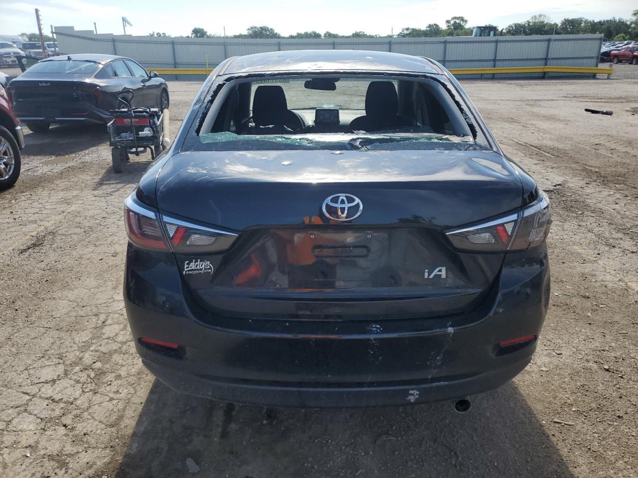2018 Toyota Yaris Ia Black vin: 3MYDLBYV1JY319520