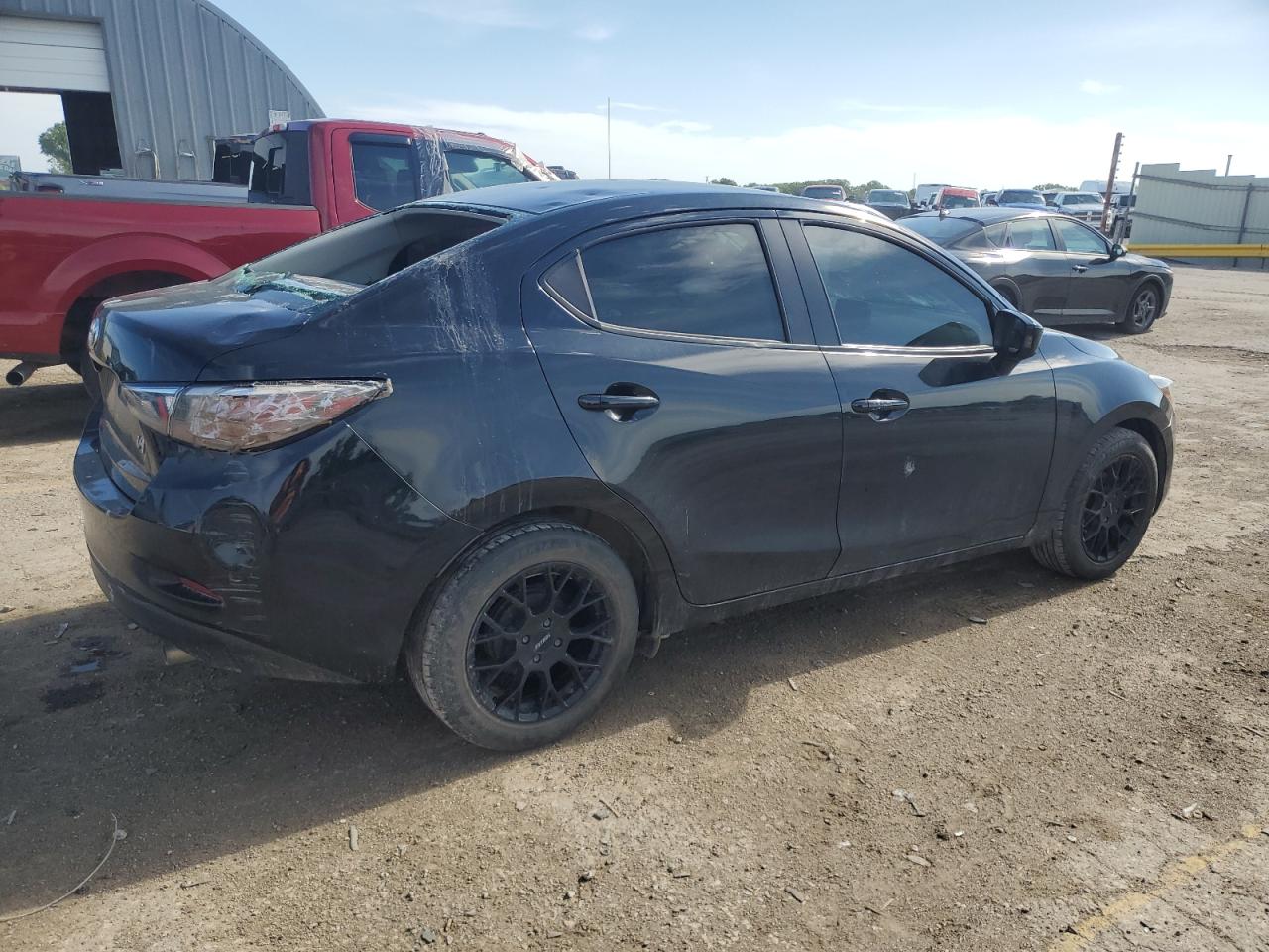 2018 Toyota Yaris Ia Black vin: 3MYDLBYV1JY319520