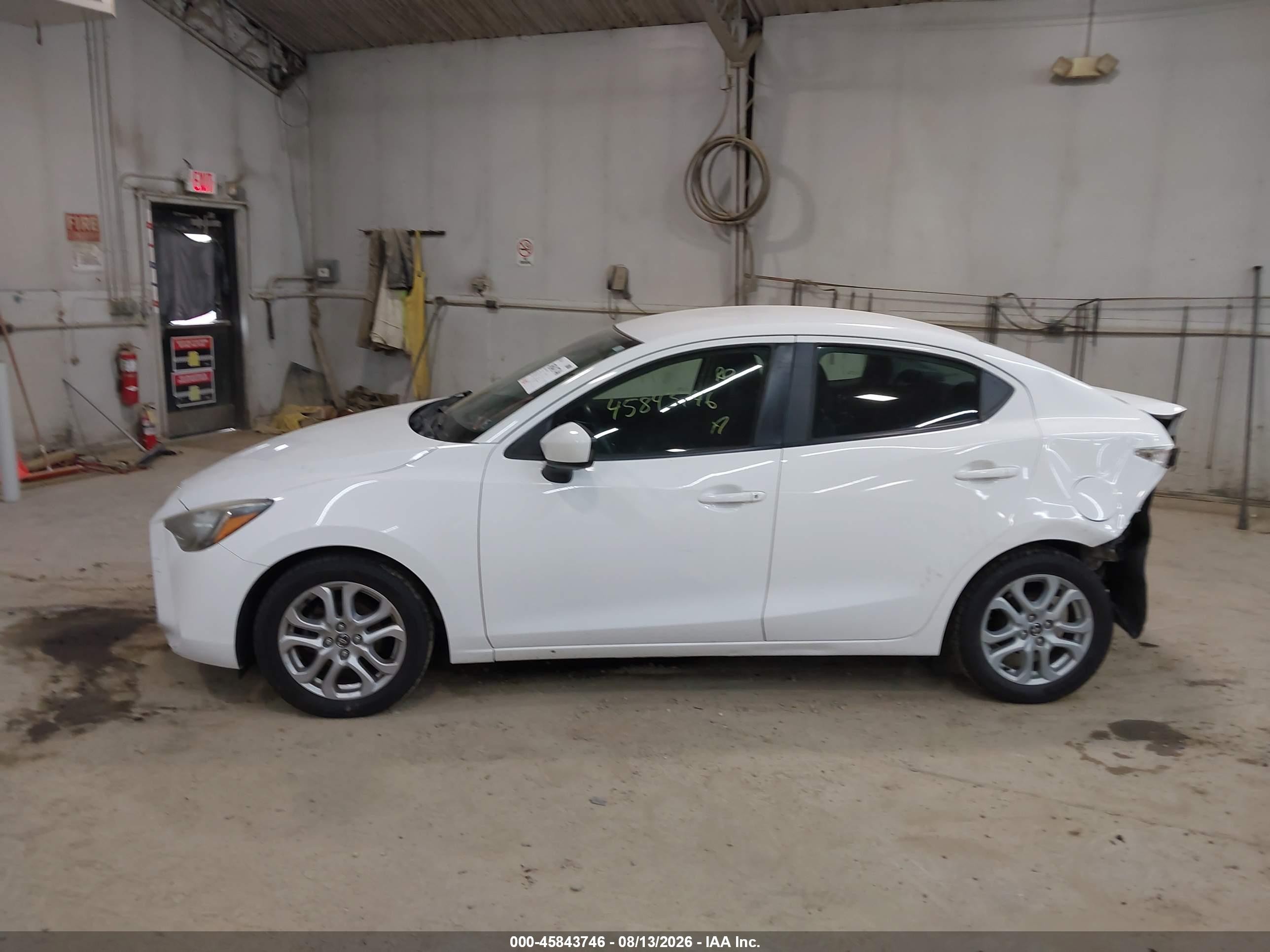 2017 Toyota Yaris Ia   White vin: 3MYDLBYV2HY175101