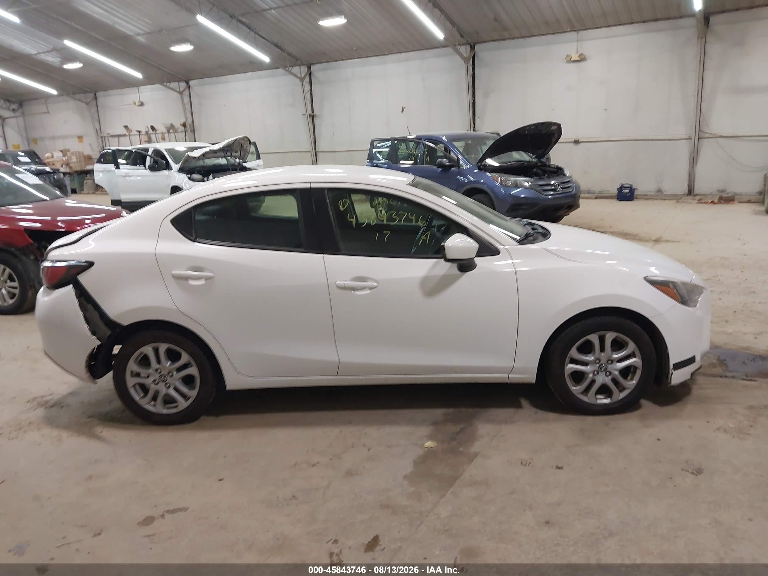 2017 Toyota Yaris Ia   White vin: 3MYDLBYV2HY175101