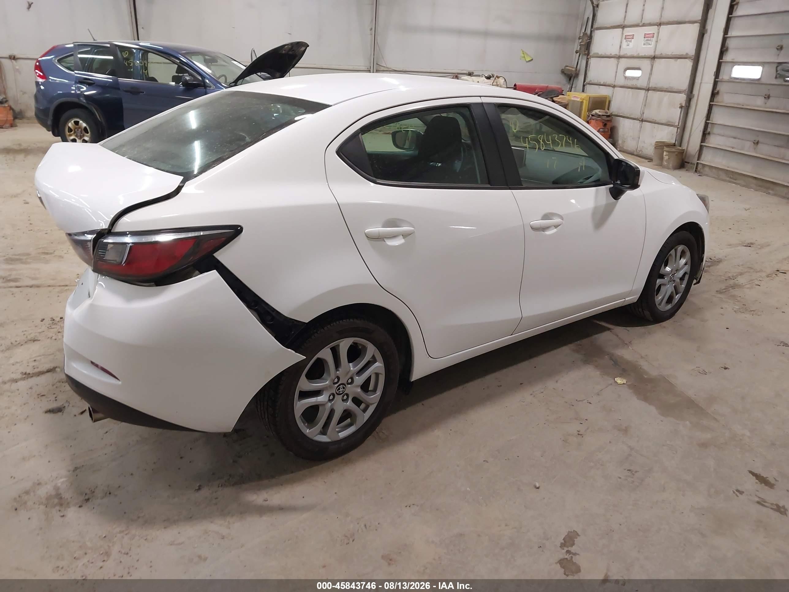 2017 Toyota Yaris Ia   White vin: 3MYDLBYV2HY175101