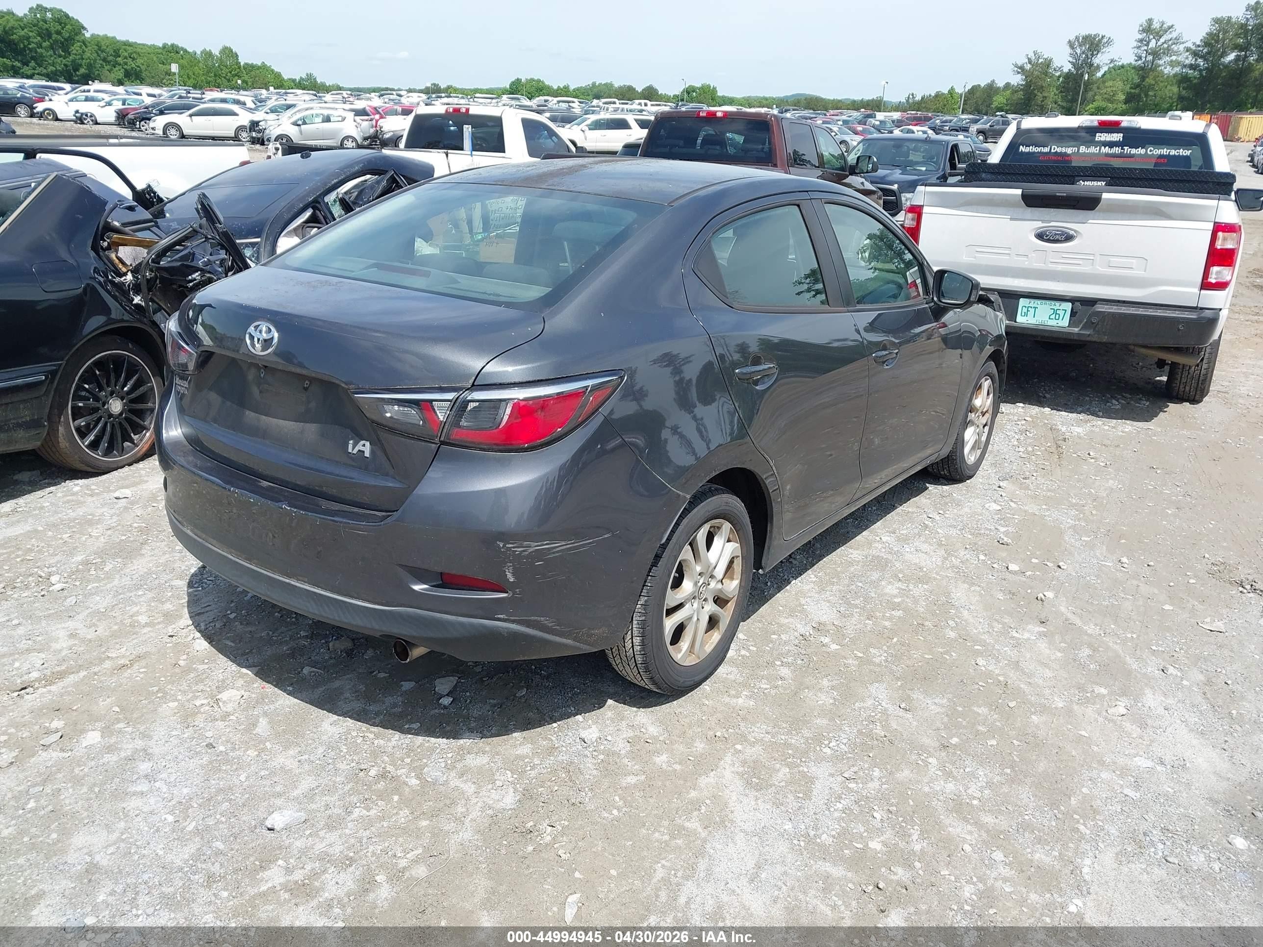 2018 Toyota Yaris Ia   Black vin: 3MYDLBYV2JY302371