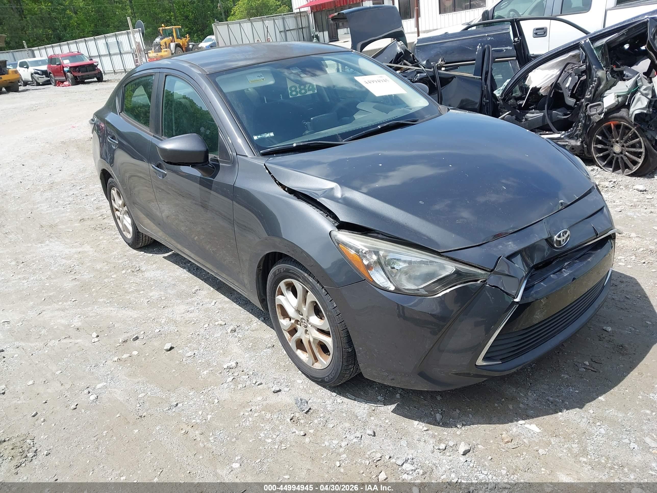 2018 Toyota Yaris Ia   Black vin: 3MYDLBYV2JY302371