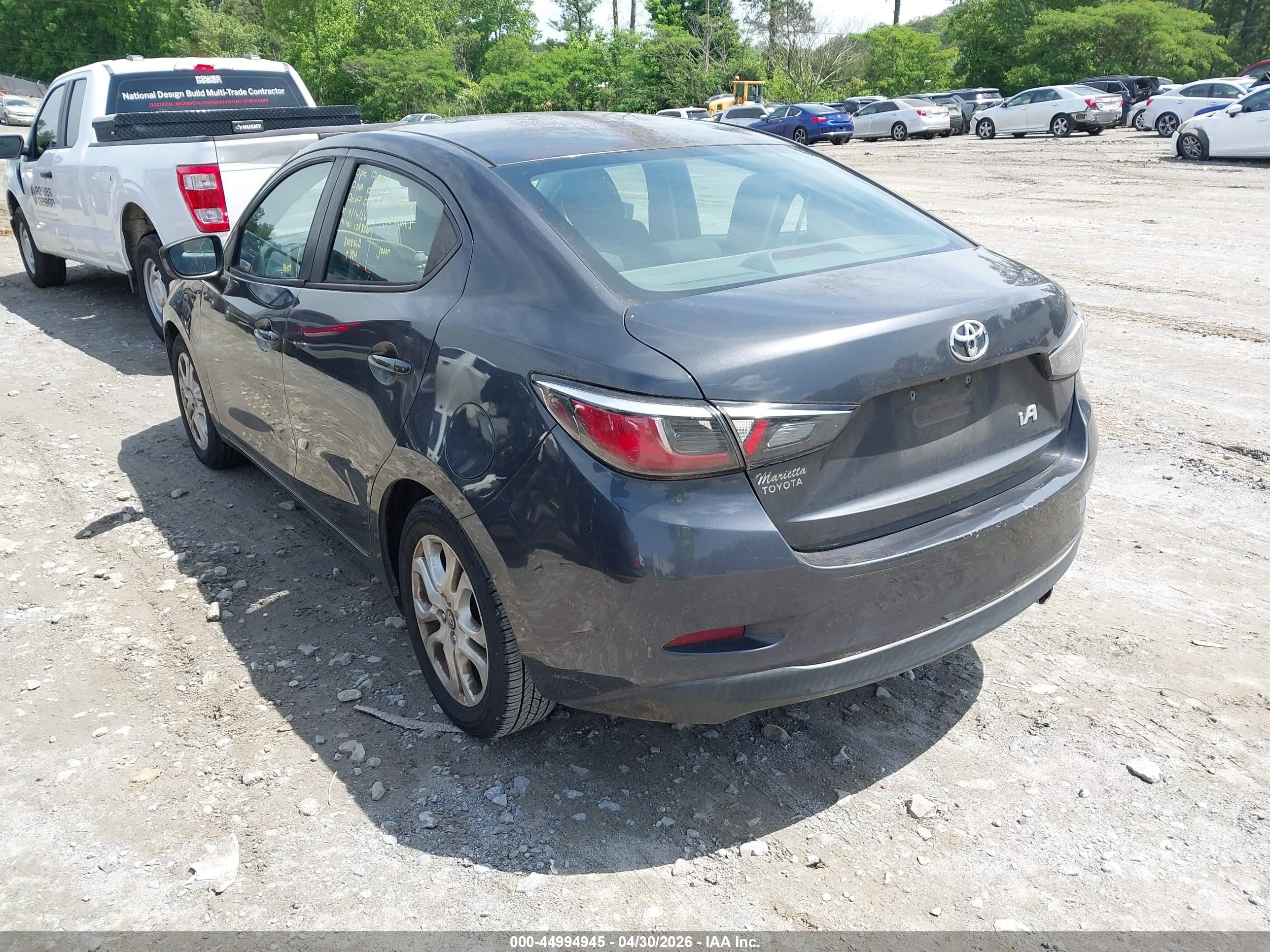 2018 Toyota Yaris Ia   Black vin: 3MYDLBYV2JY302371