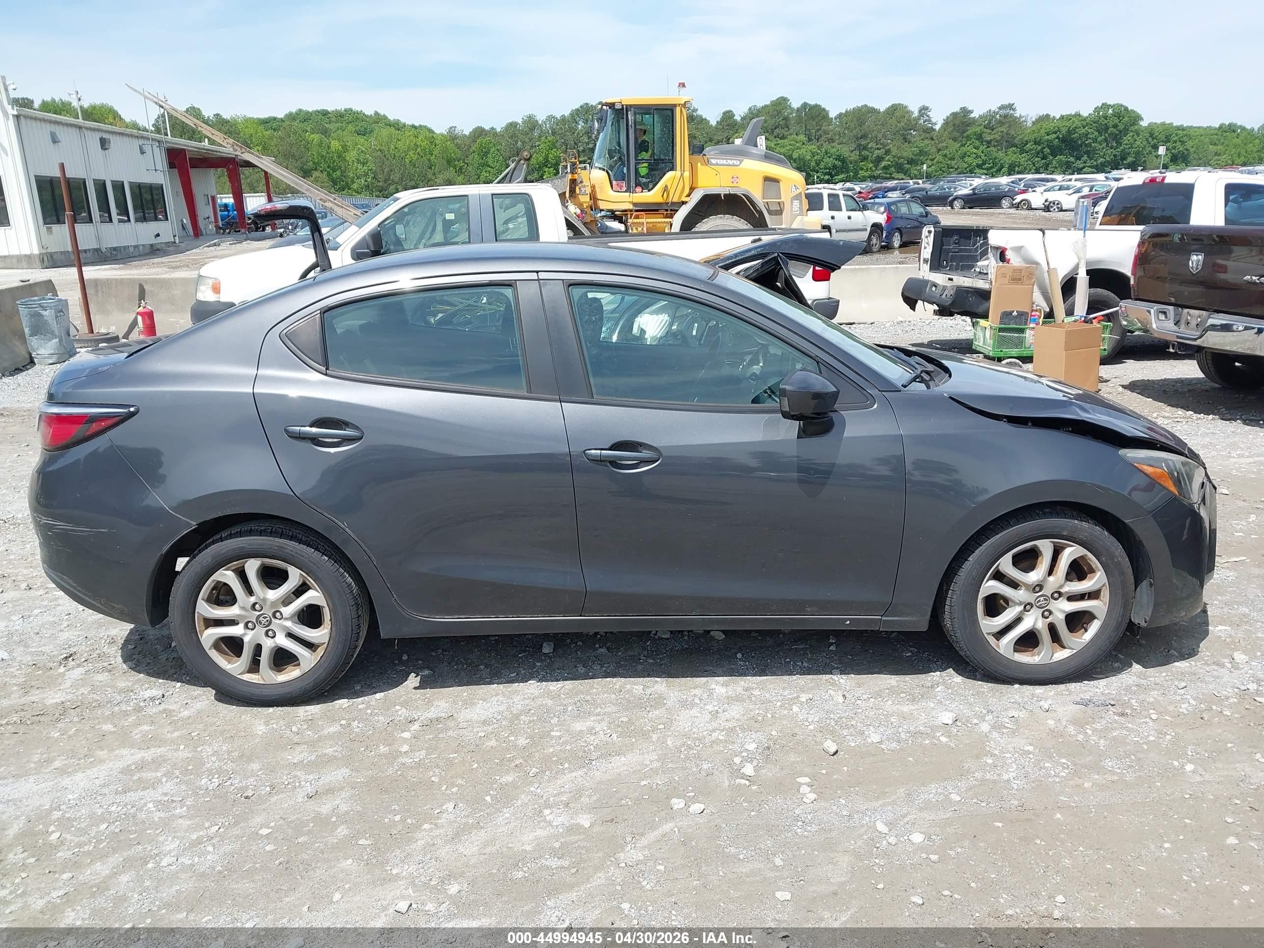 2018 Toyota Yaris Ia   Black vin: 3MYDLBYV2JY302371