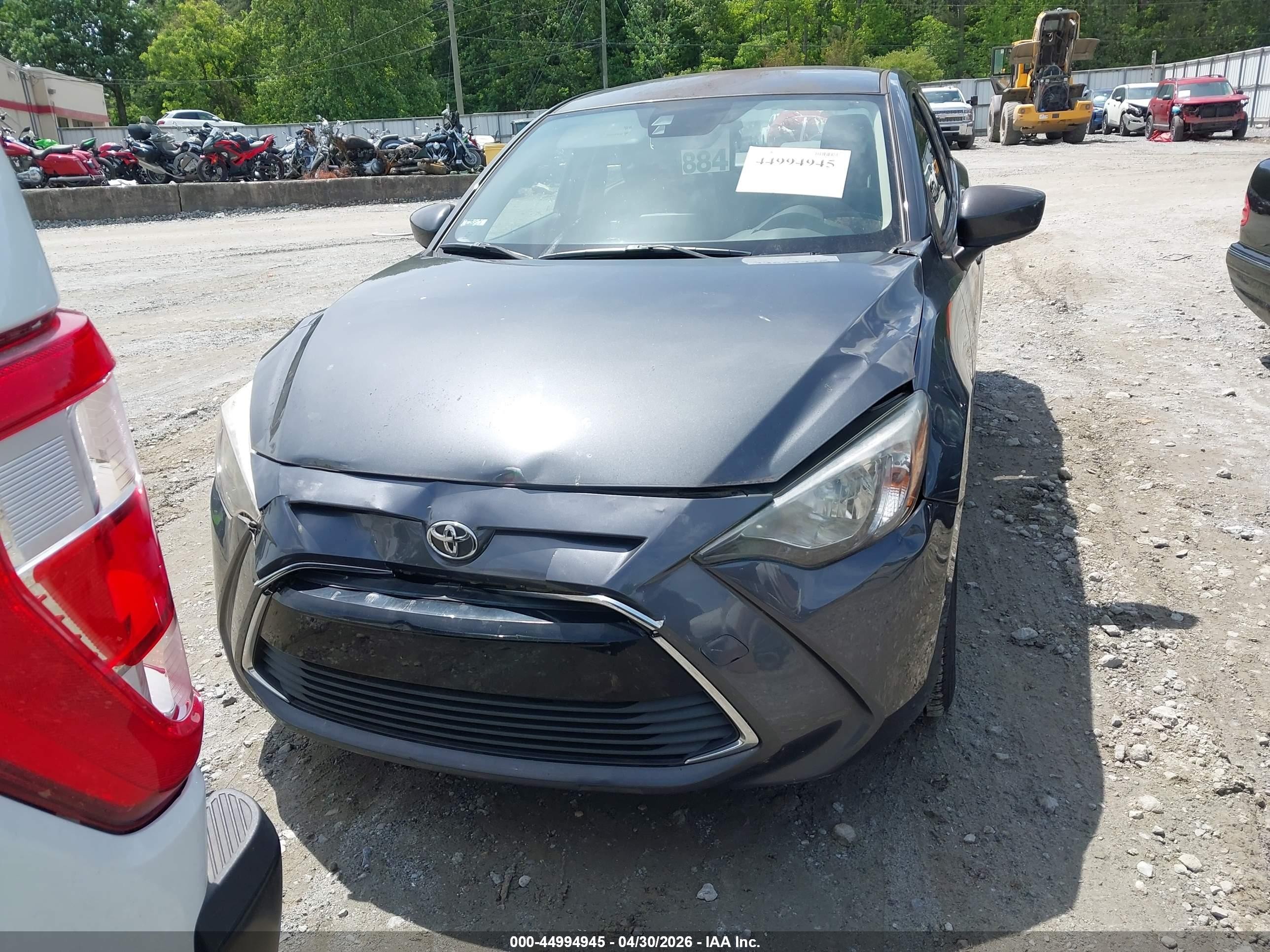 2018 Toyota Yaris Ia   Black vin: 3MYDLBYV2JY302371
