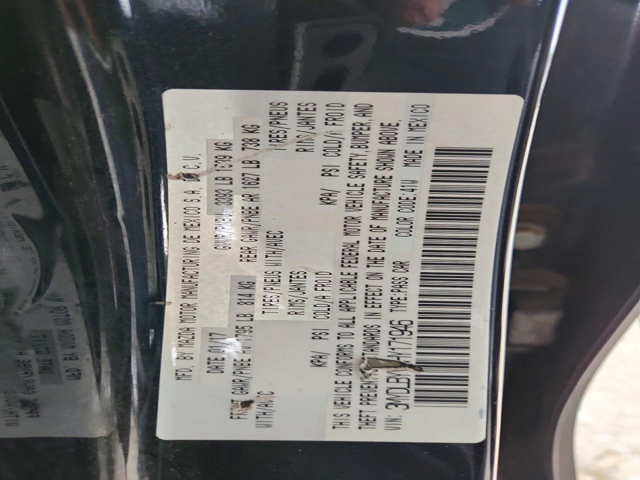 2017 Toyota Yaris Ia Base Gray vin: 3MYDLBYV3HY171946