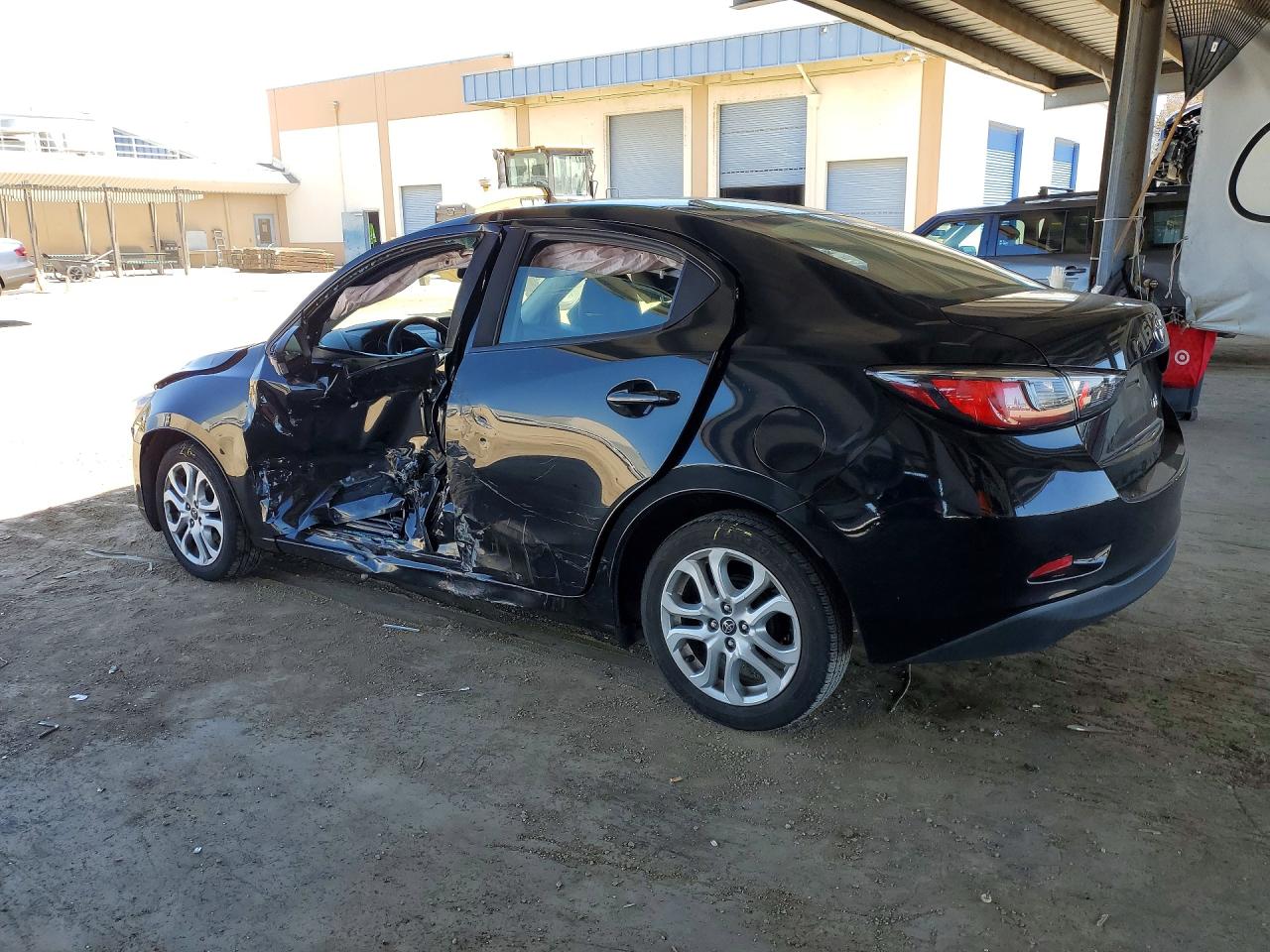 2017 Toyota Yaris Ia Base Black vin: 3MYDLBYV3HY180999