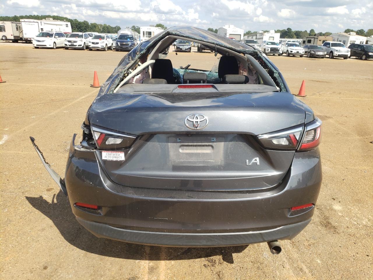 2018 Toyota Yaris Ia  Black vin: 3MYDLBYV4JY324775