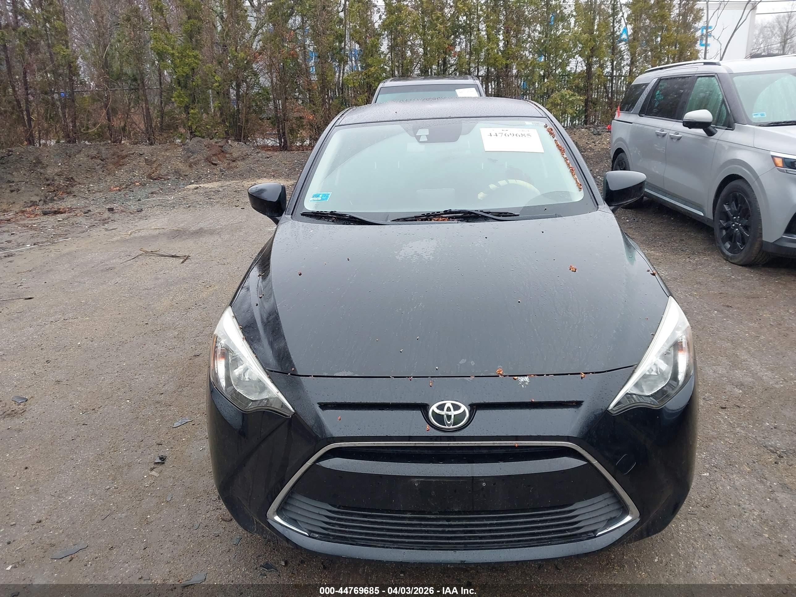 2018 Toyota Yaris Ia   Black vin: 3MYDLBYV4JY331239