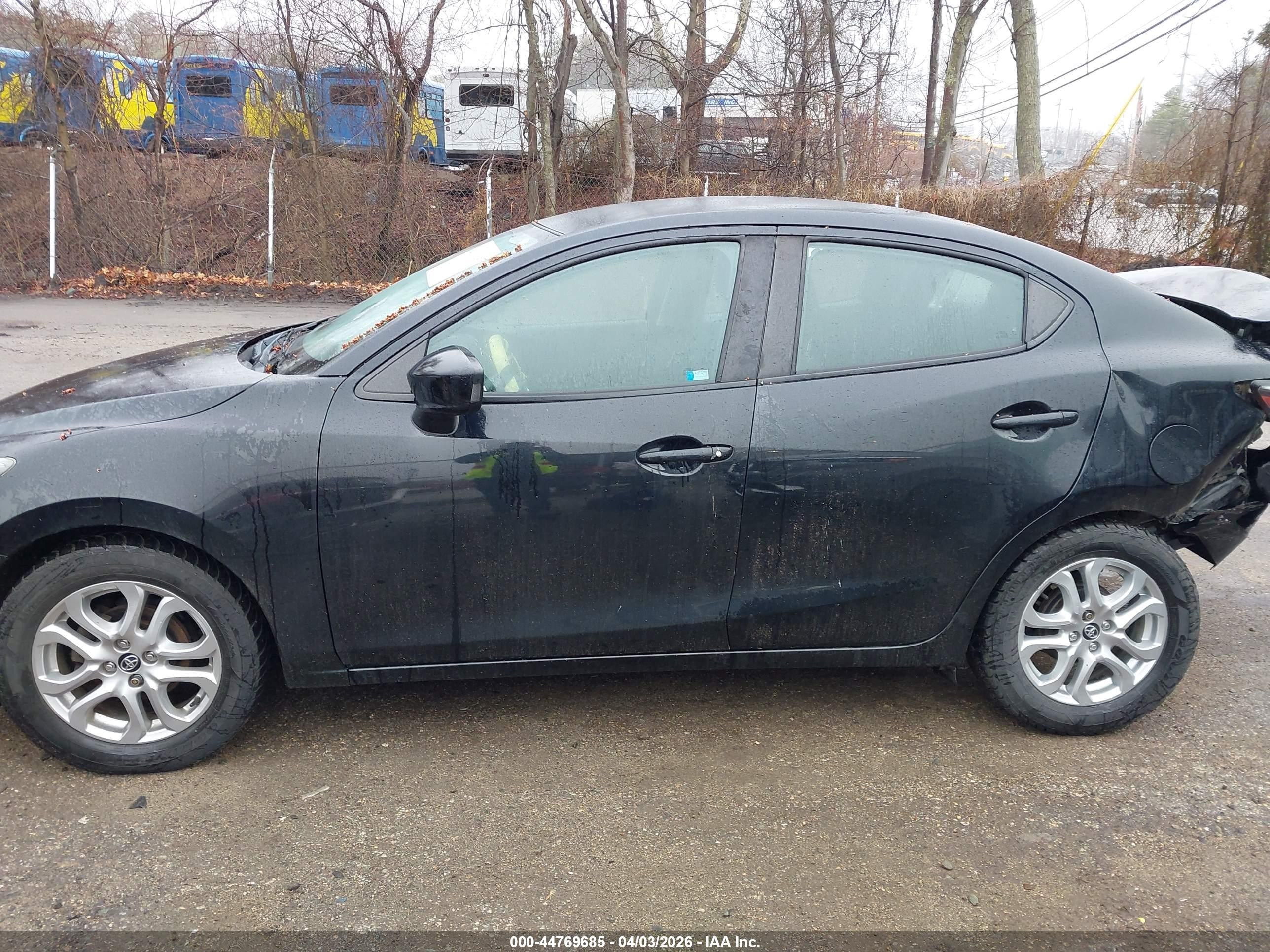 2018 Toyota Yaris Ia   Black vin: 3MYDLBYV4JY331239