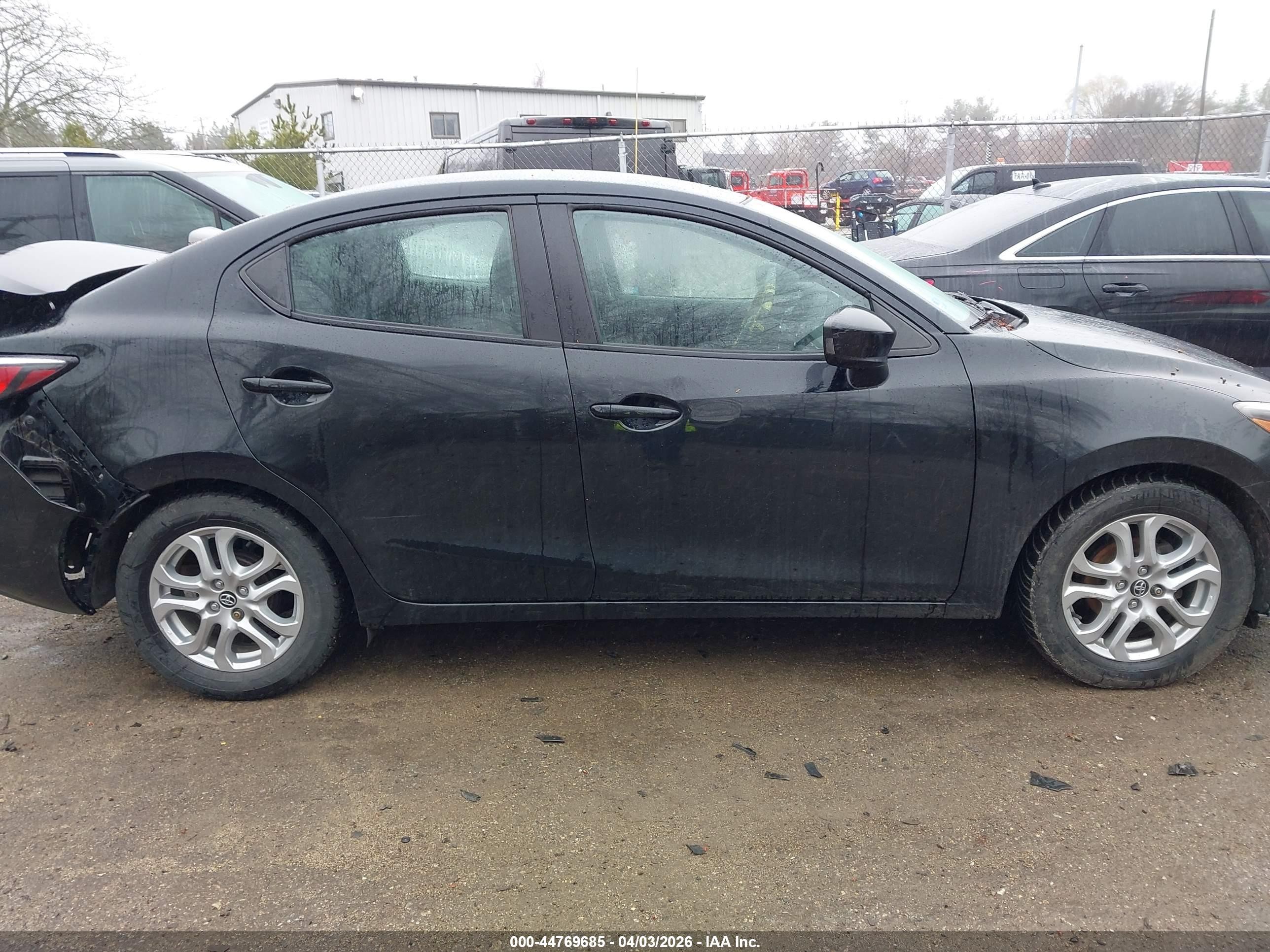 2018 Toyota Yaris Ia   Black vin: 3MYDLBYV4JY331239