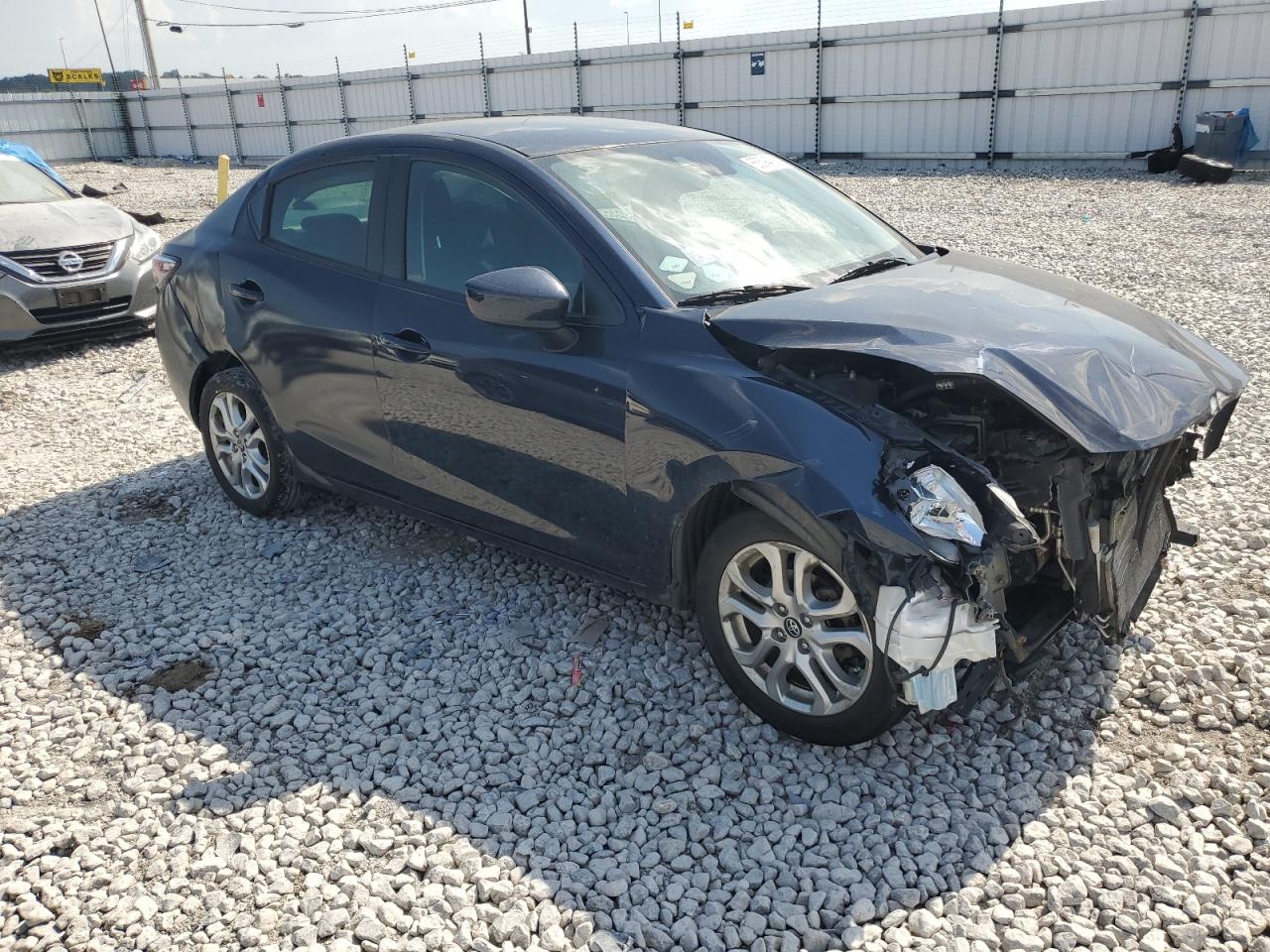 2018 Toyota Yaris Ia  Blue vin: 3MYDLBYV5JY332867