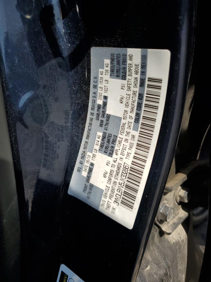 2018 Toyota Yaris Ia  Blue vin: 3MYDLBYV5JY332867