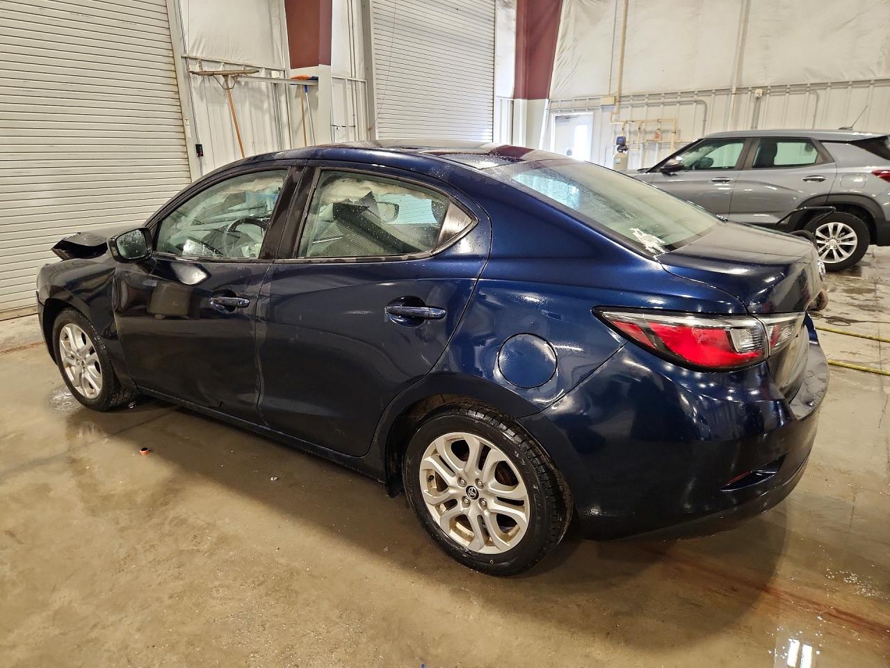 2017 Toyota Yaris Ia Base Blue vin: 3MYDLBYV8HY196048
