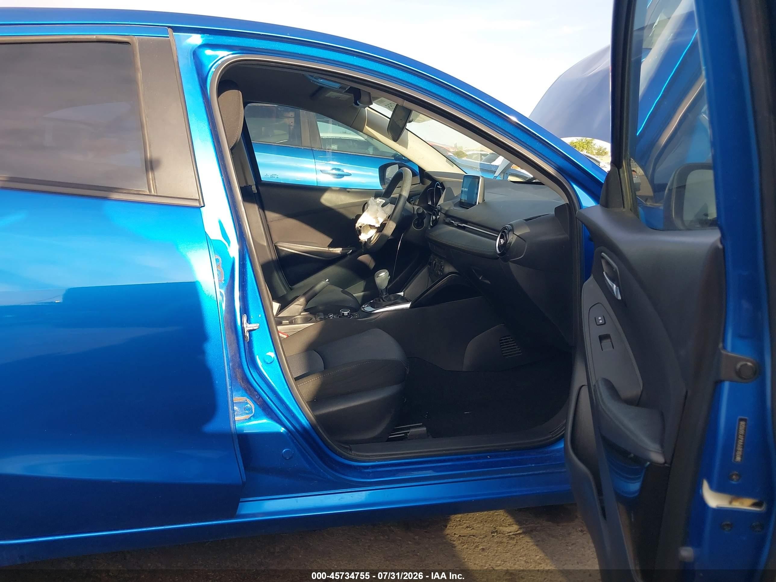 2018 Toyota Yaris Ia Blue vin: 3MYDLBYVXJY301128