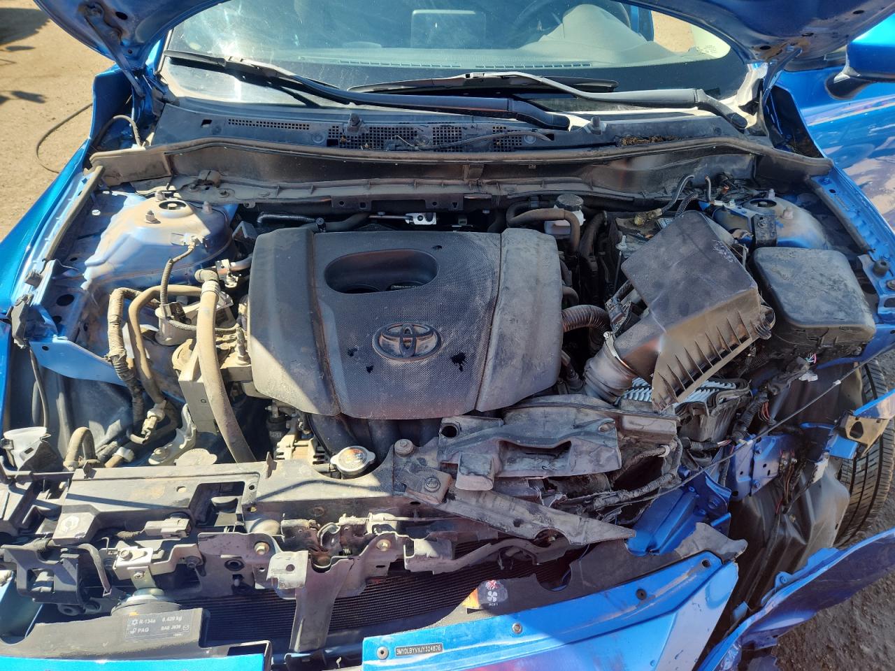 2018 Toyota Yaris Ia Blue vin: 3MYDLBYVXJY324876
