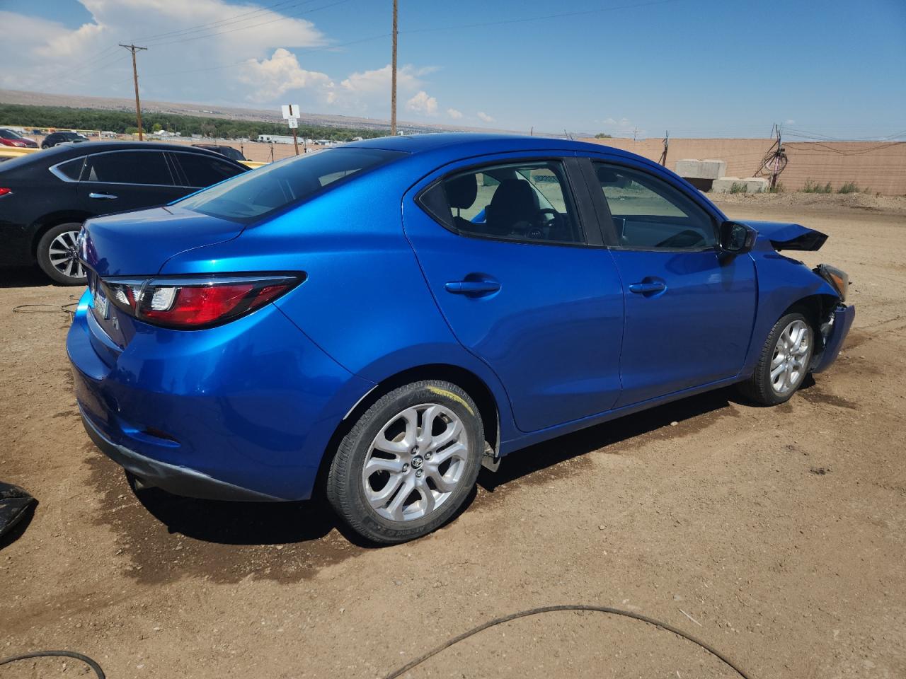 2018 Toyota Yaris Ia Blue vin: 3MYDLBYVXJY324876