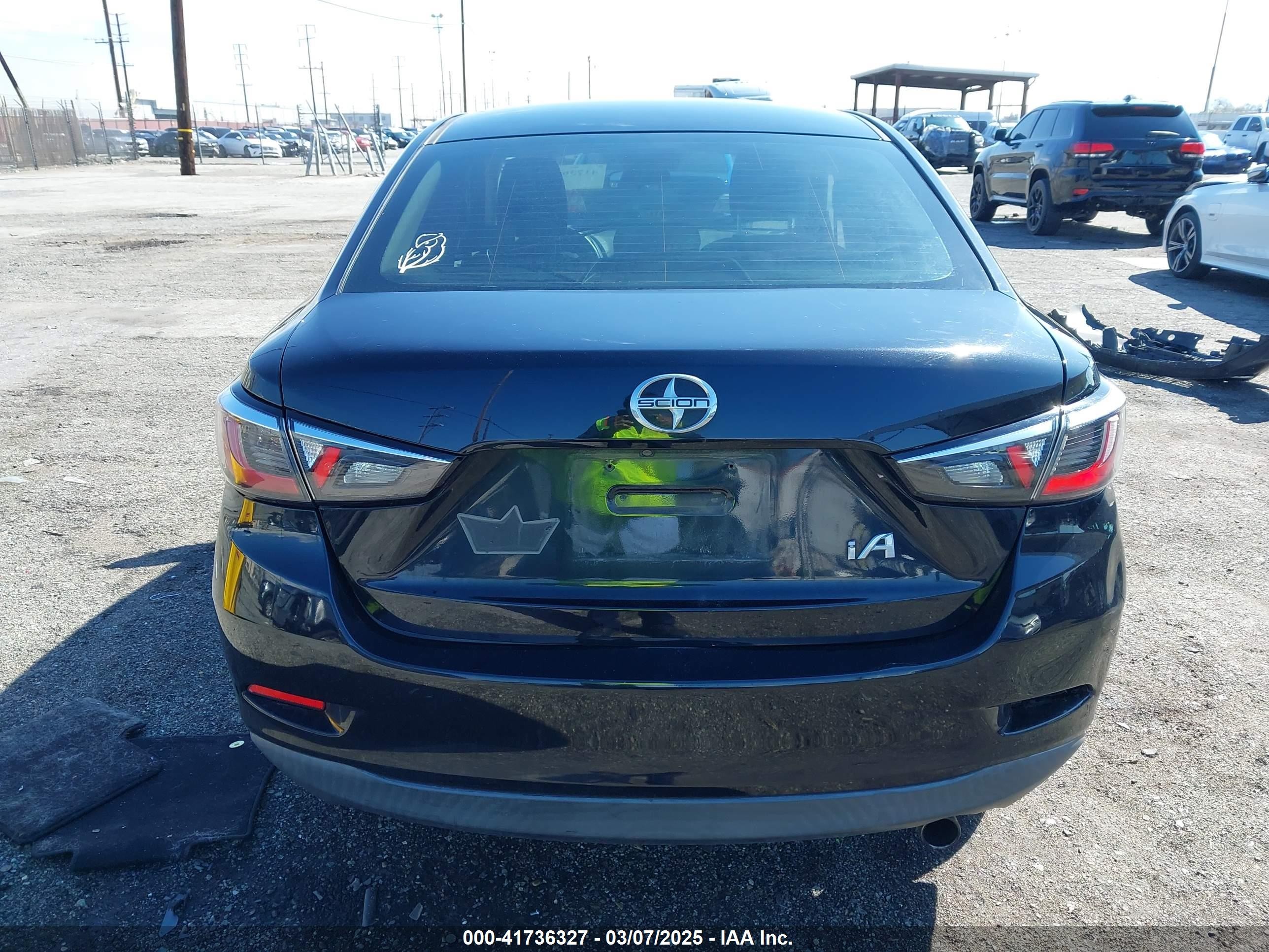 2016 Scion Ia   Black vin: 3MYDLBZV0GY123351
