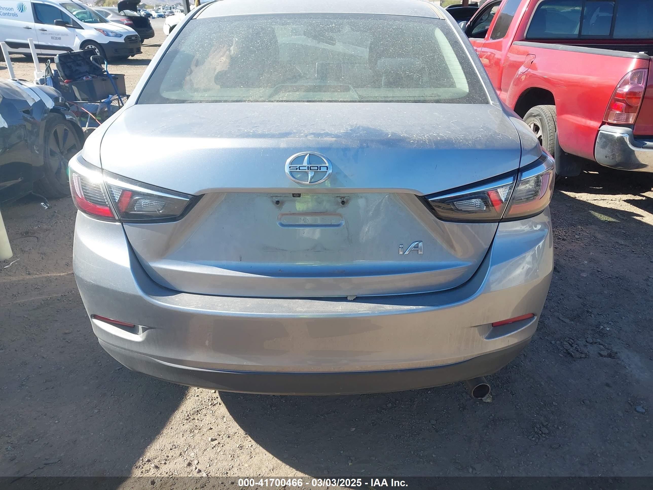 2016 Scion Ia   Gray vin: 3MYDLBZV3GY141777