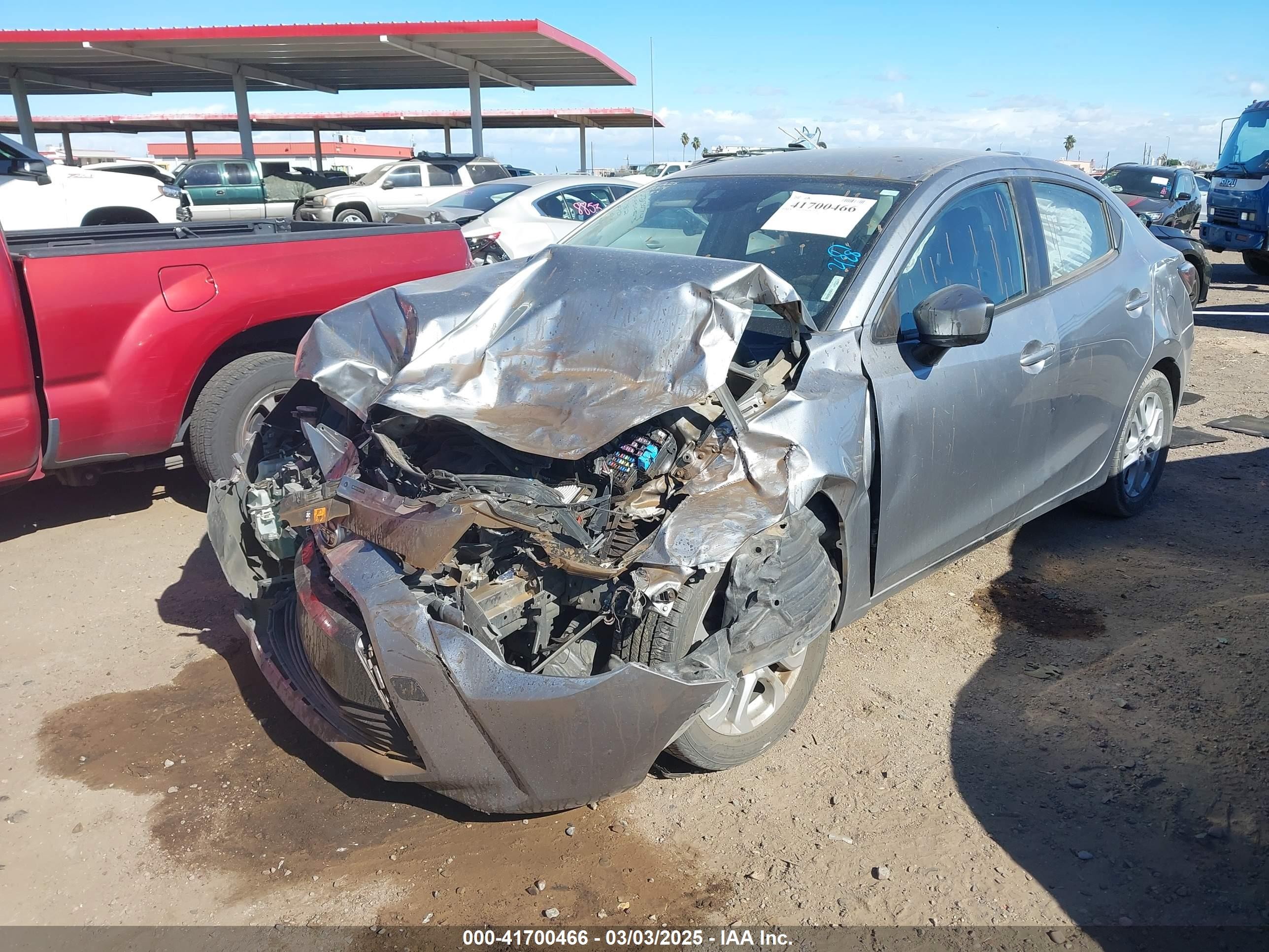 2016 Scion Ia   Gray vin: 3MYDLBZV3GY141777