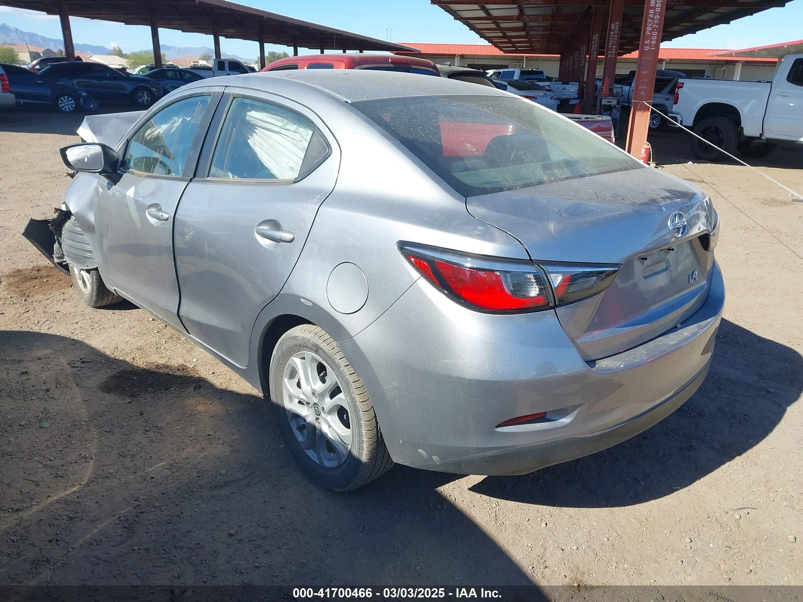 2016 Scion Ia   Gray vin: 3MYDLBZV3GY141777