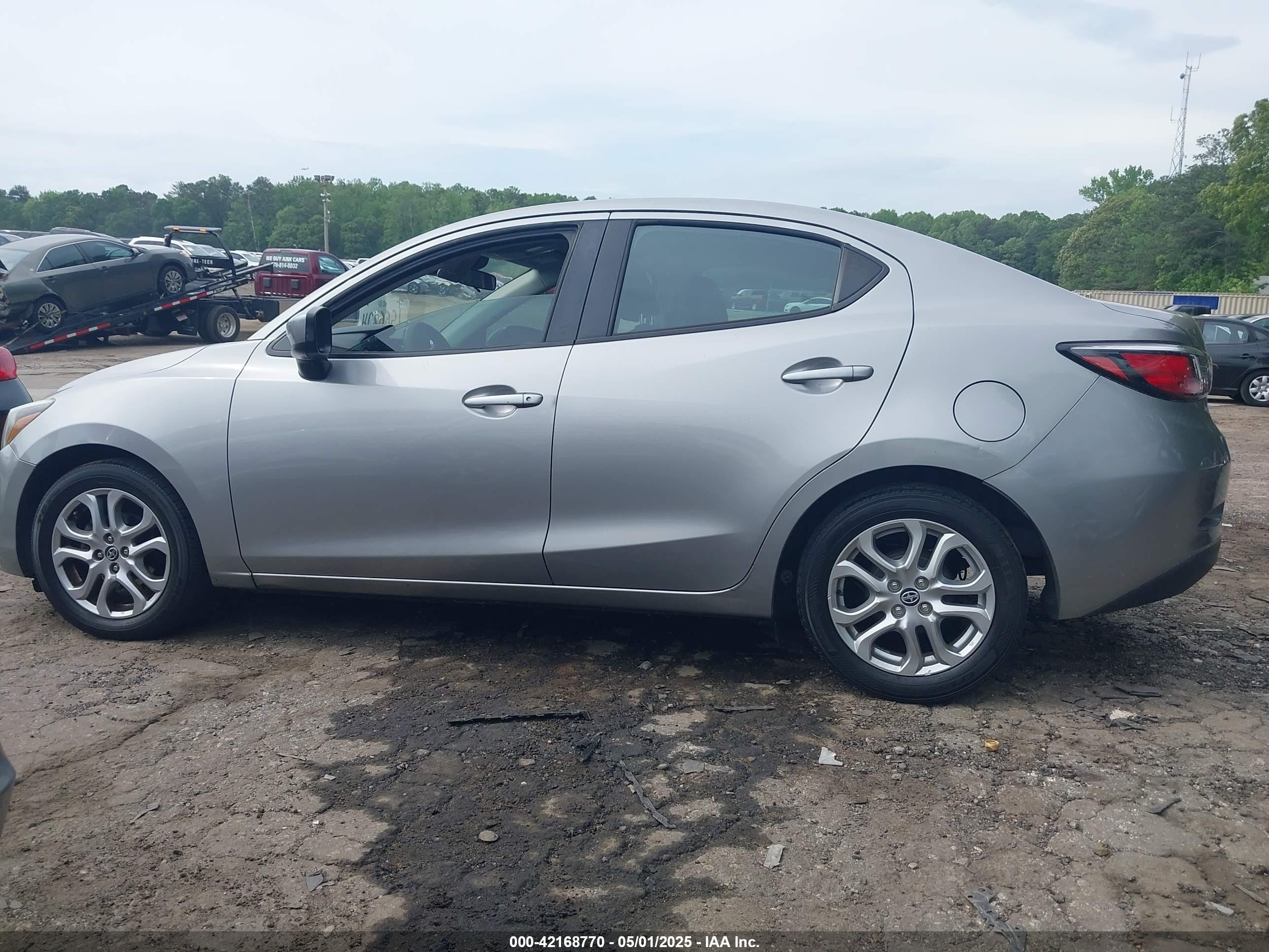 2016 Toyota Scion Ia   Silver vin: 3MYDLBZV7GY123315