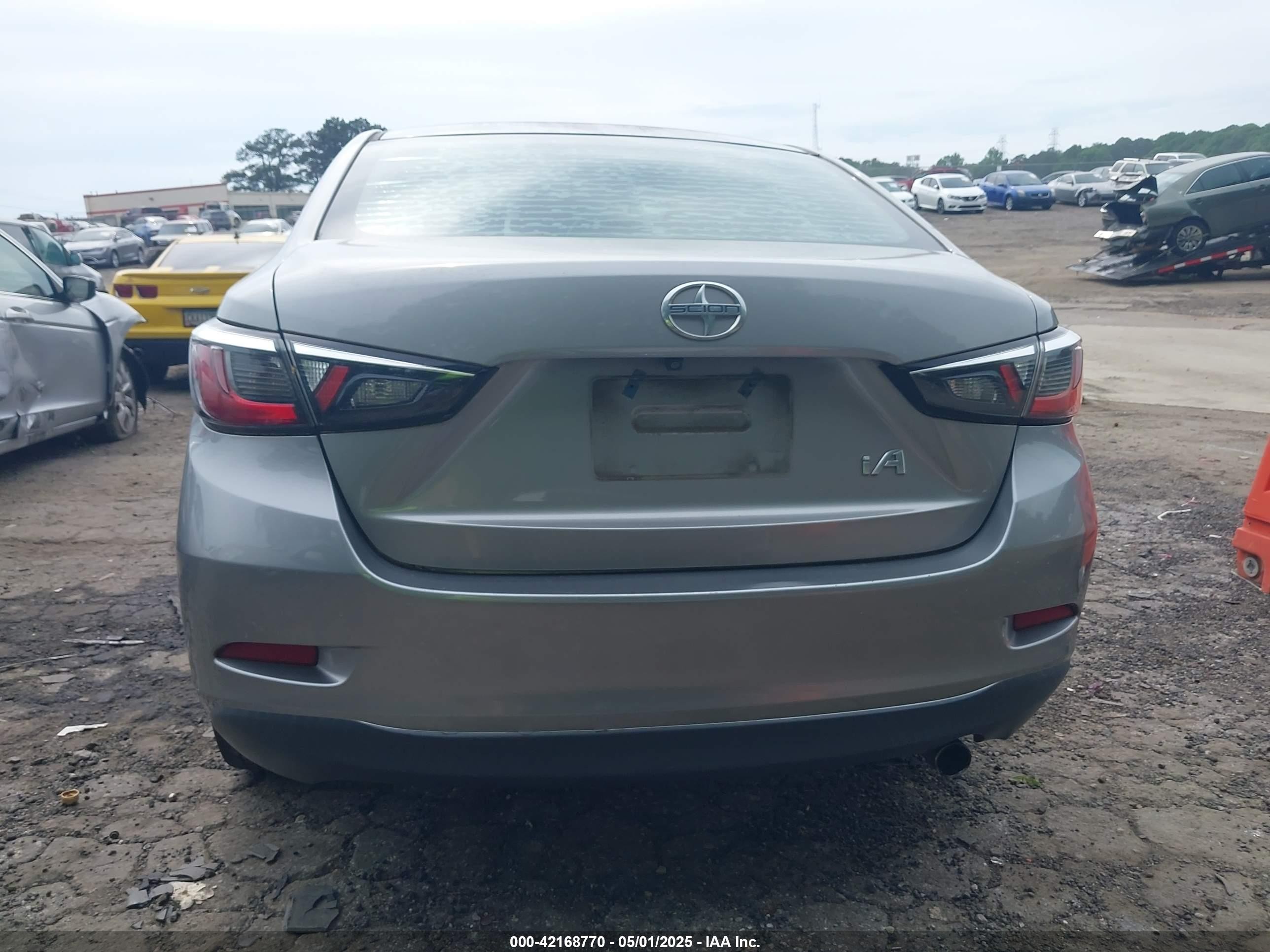 2016 Toyota Scion Ia   Silver vin: 3MYDLBZV7GY123315