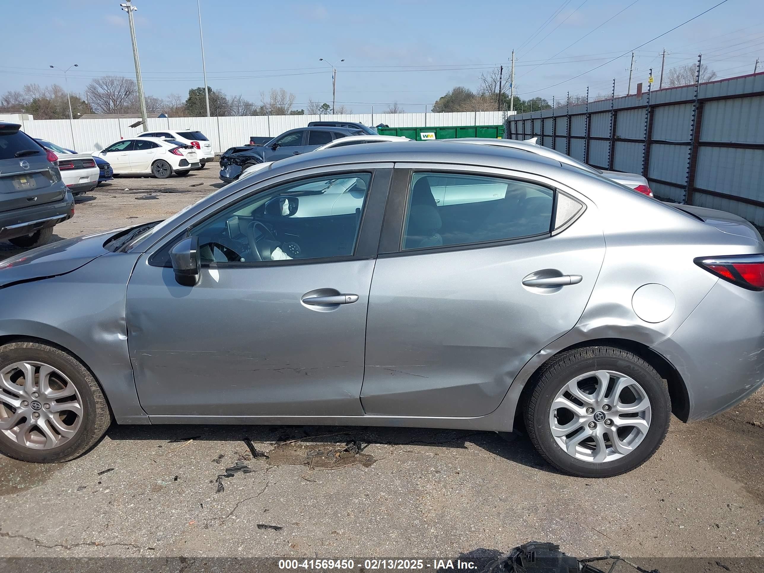 2016 Scion Ia   Gray vin: 3MYDLBZV7GY143564
