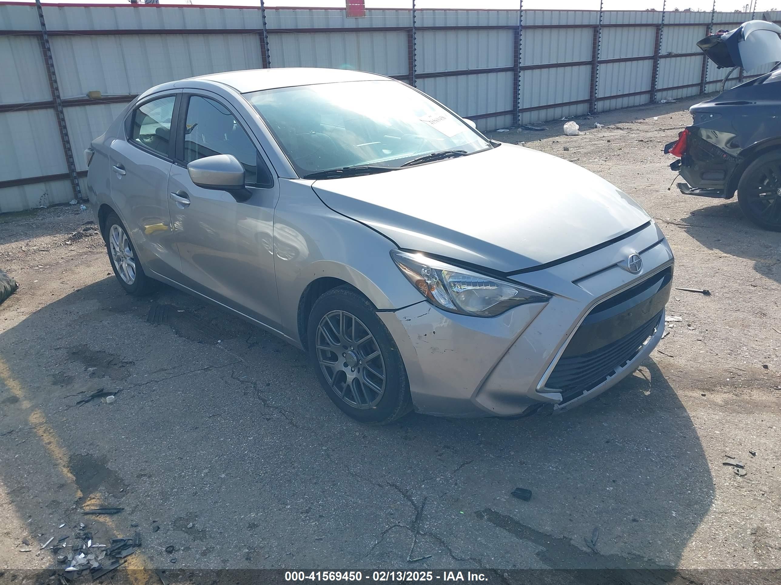 2016 Scion Ia   Gray vin: 3MYDLBZV7GY143564
