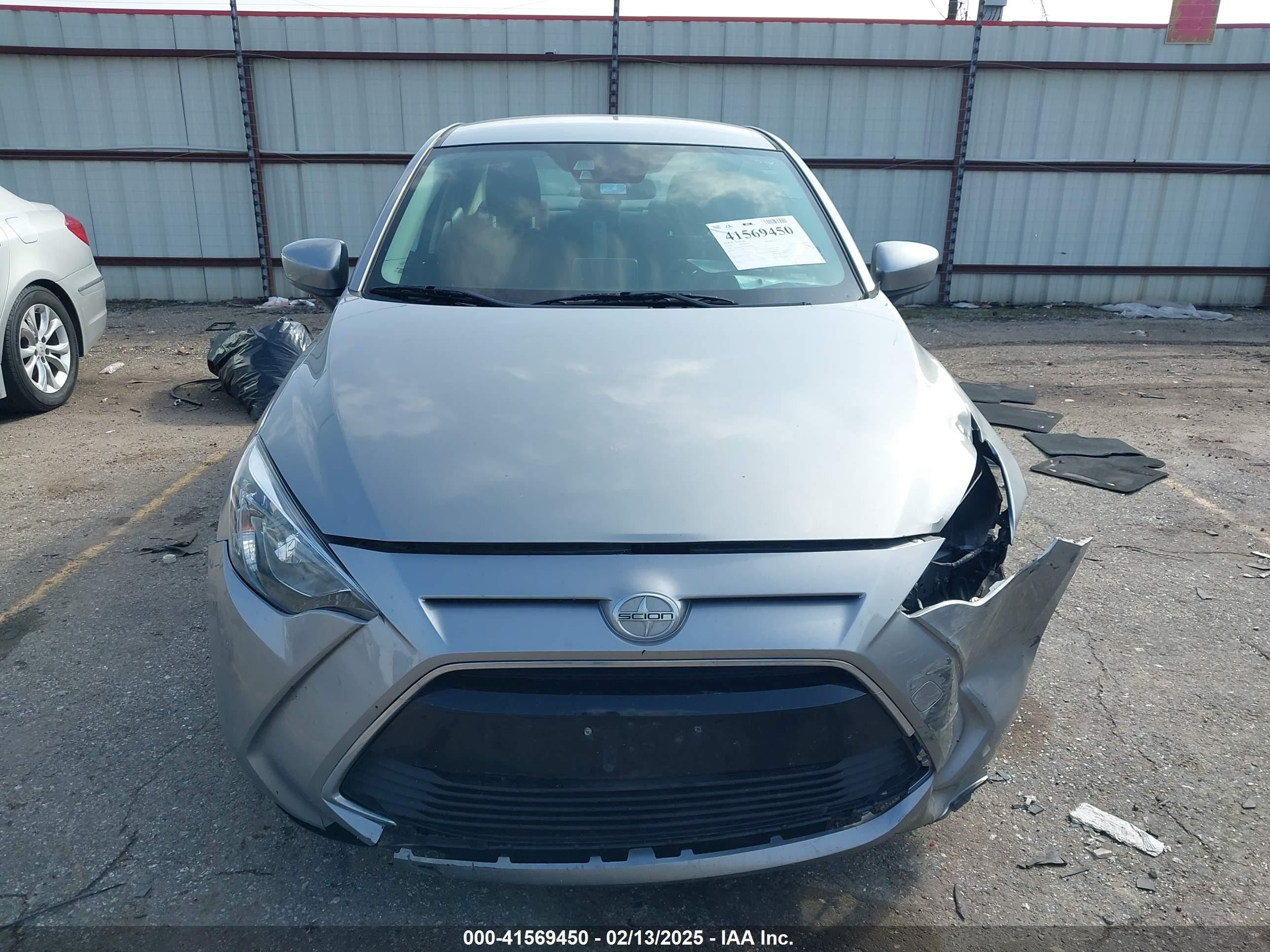 2016 Scion Ia   Gray vin: 3MYDLBZV7GY143564