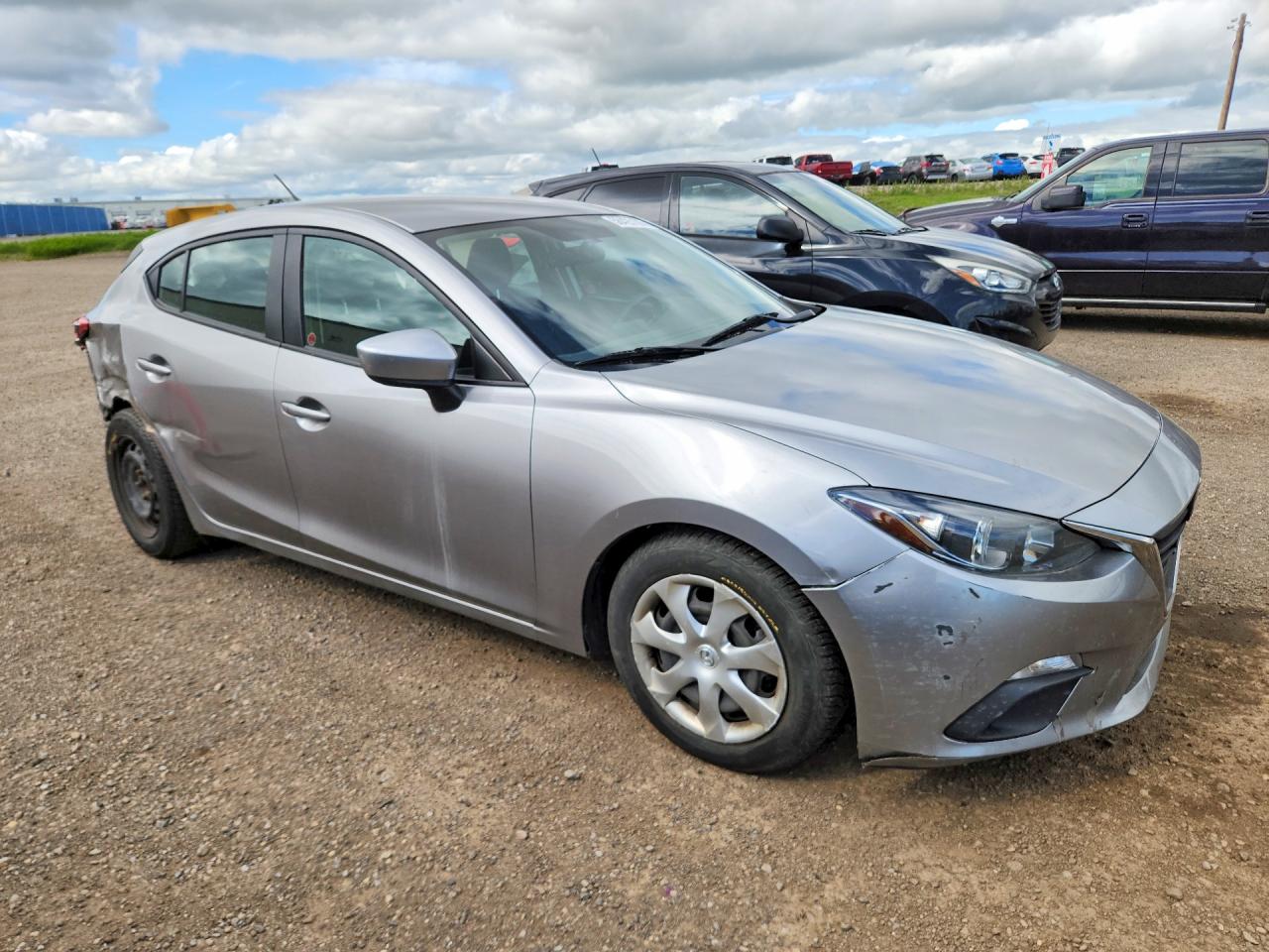2015 Mazda 3 Sport Silver vin: 3MZBM1K70FM200988