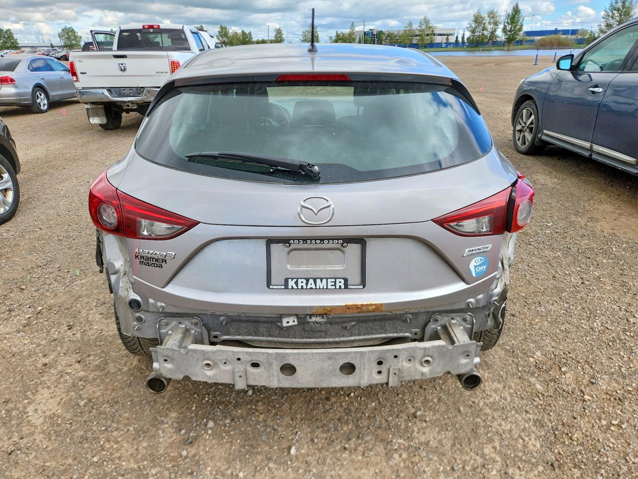 2015 Mazda 3 Sport Silver vin: 3MZBM1K70FM200988