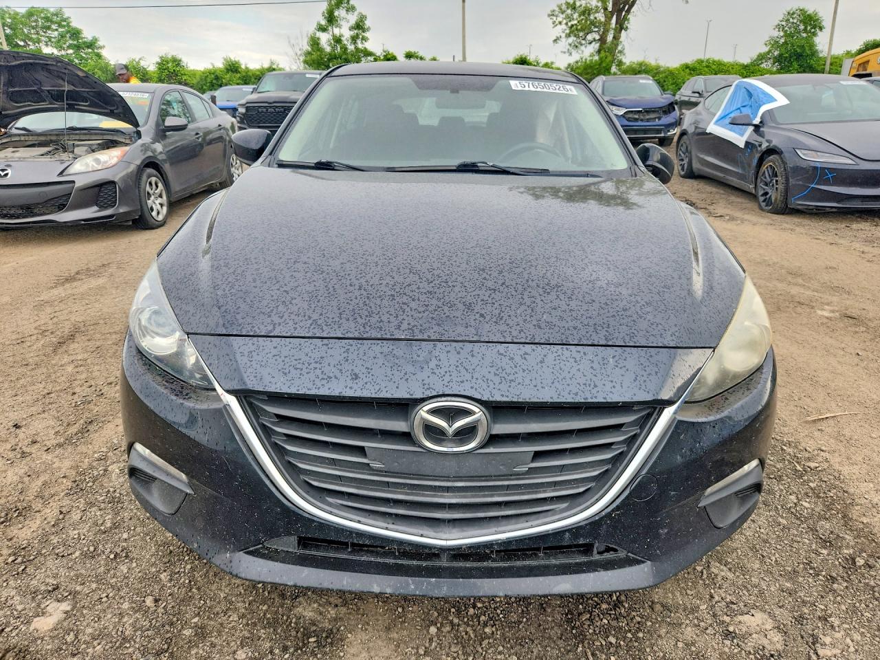 2015 Mazda 3 Sport Черный vin: 3MZBM1K71FM141918