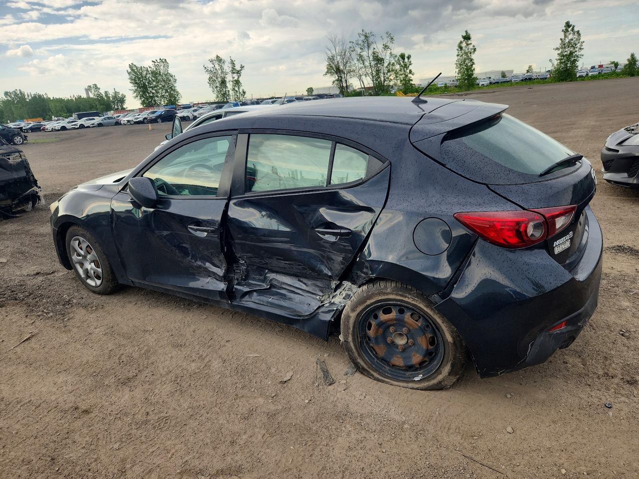 2015 Mazda 3 Sport Черный vin: 3MZBM1K71FM141918