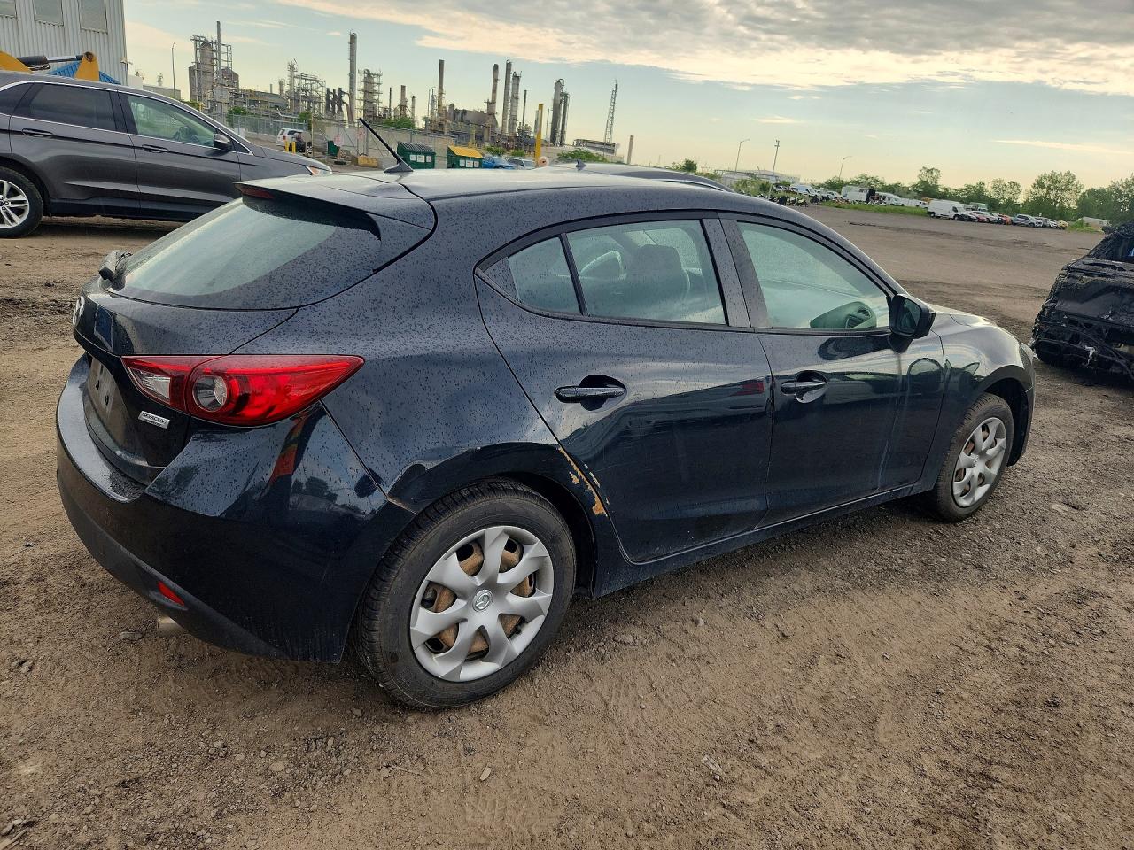 2015 Mazda 3 Sport Черный vin: 3MZBM1K71FM141918