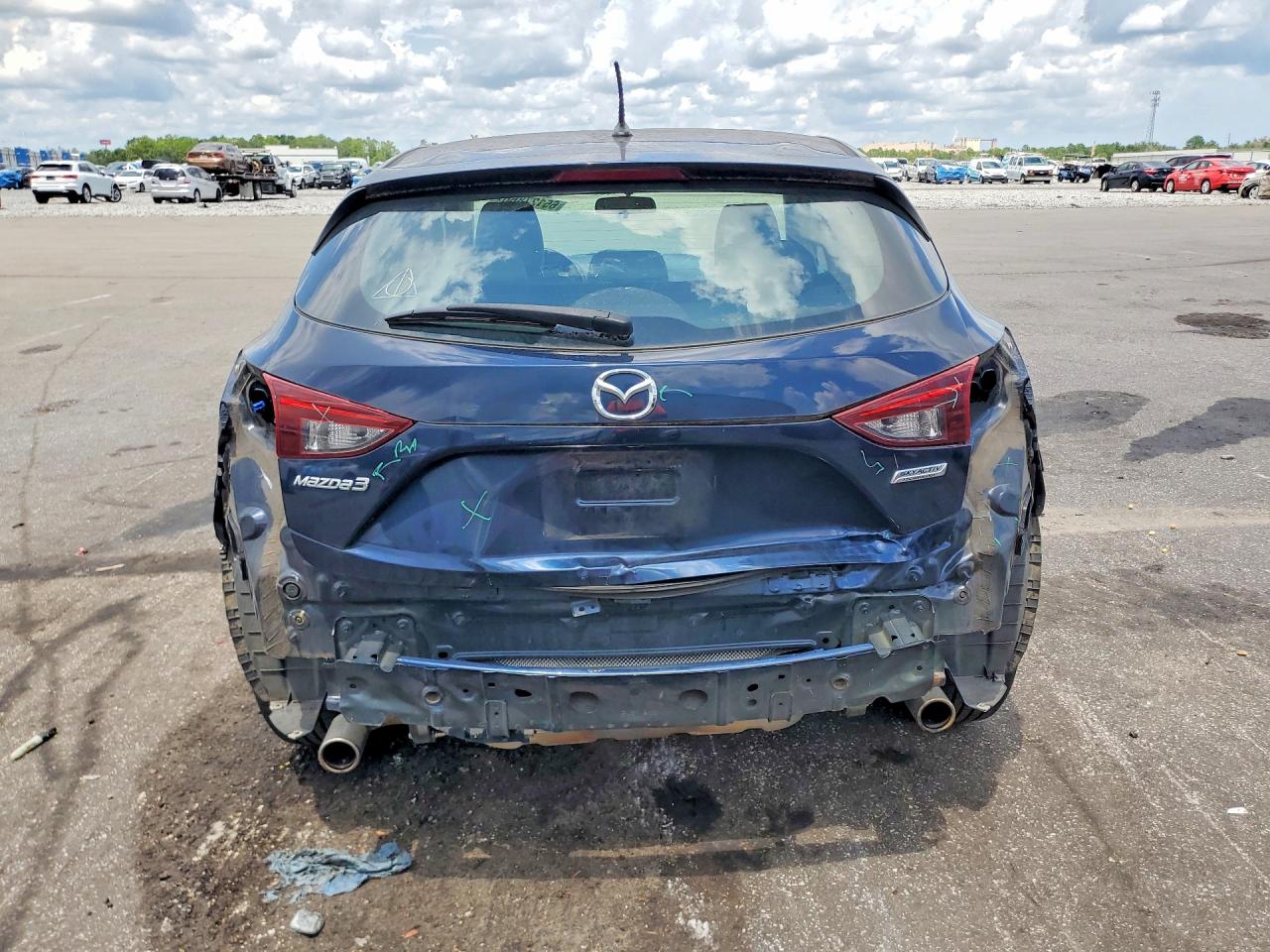 2015 Mazda 3 Sport Синий vin: 3MZBM1K71FM150120